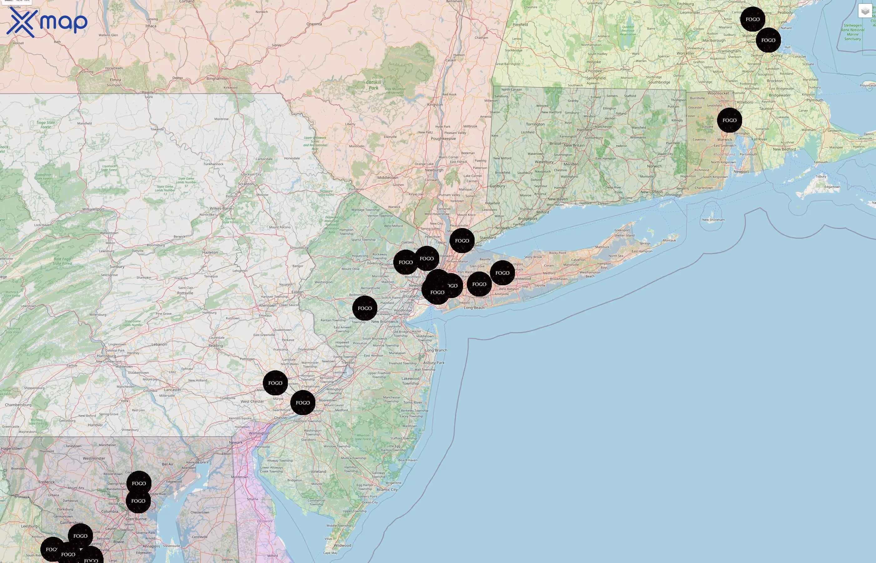Fogo de Chão street hotspots