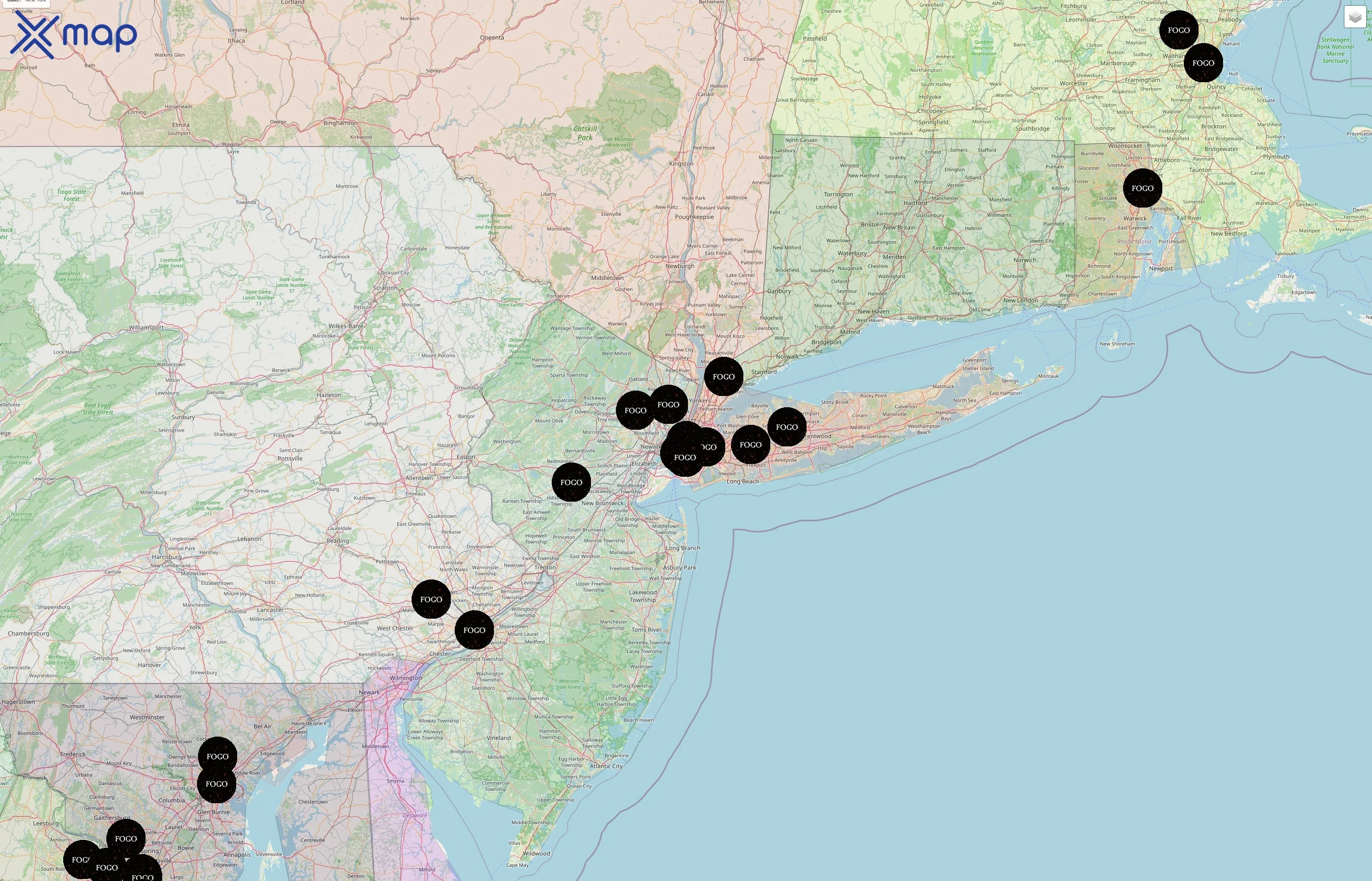 Fogo de Chão street hotspots