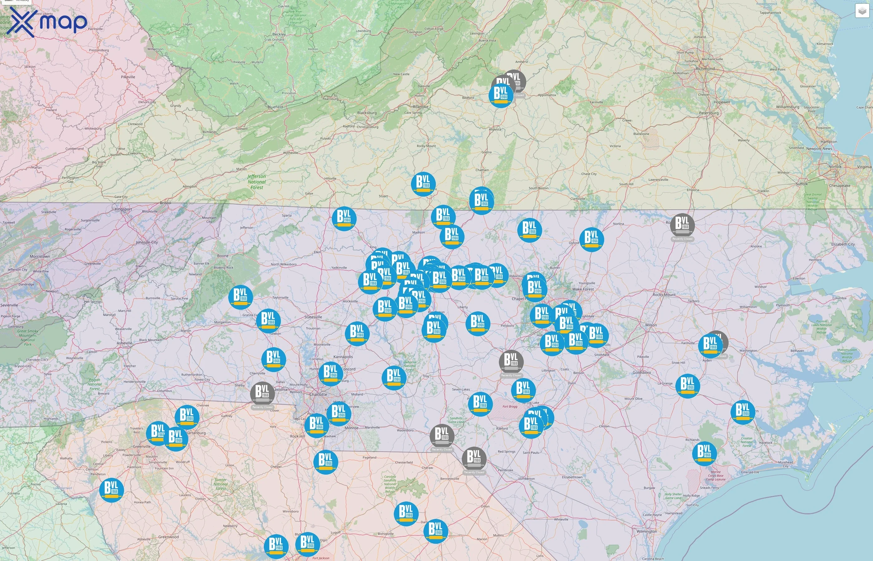 Biscuitville street hotspots