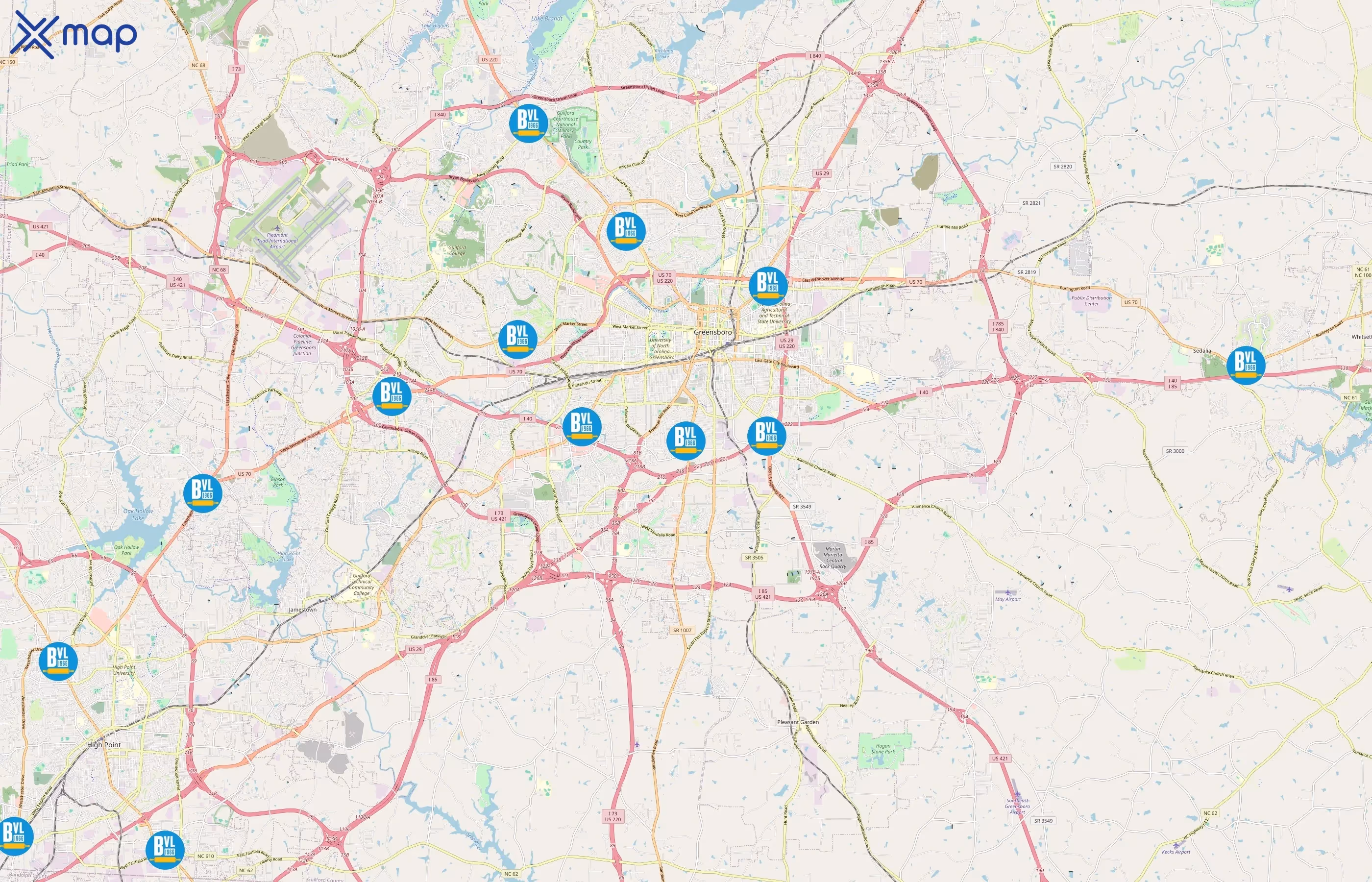 Biscuitville area coverage