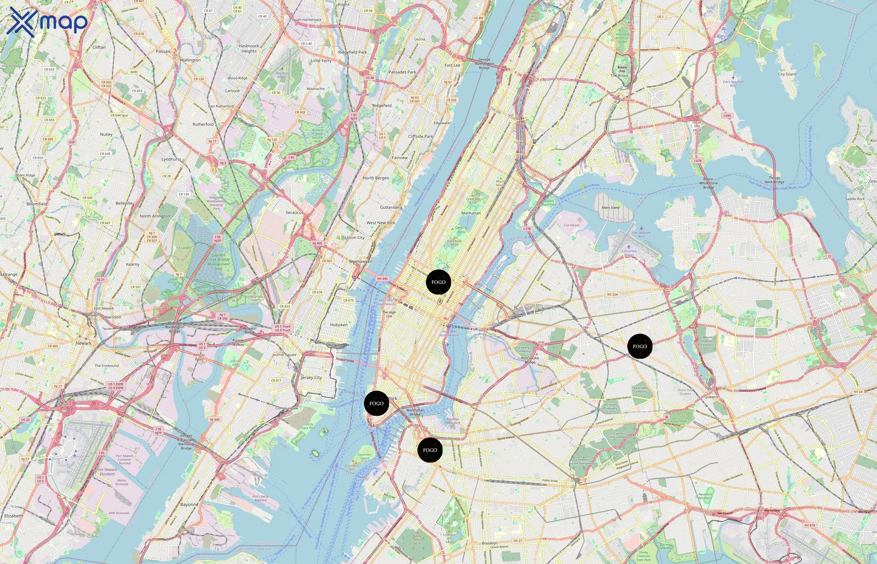 Fogo de Chão area coverage