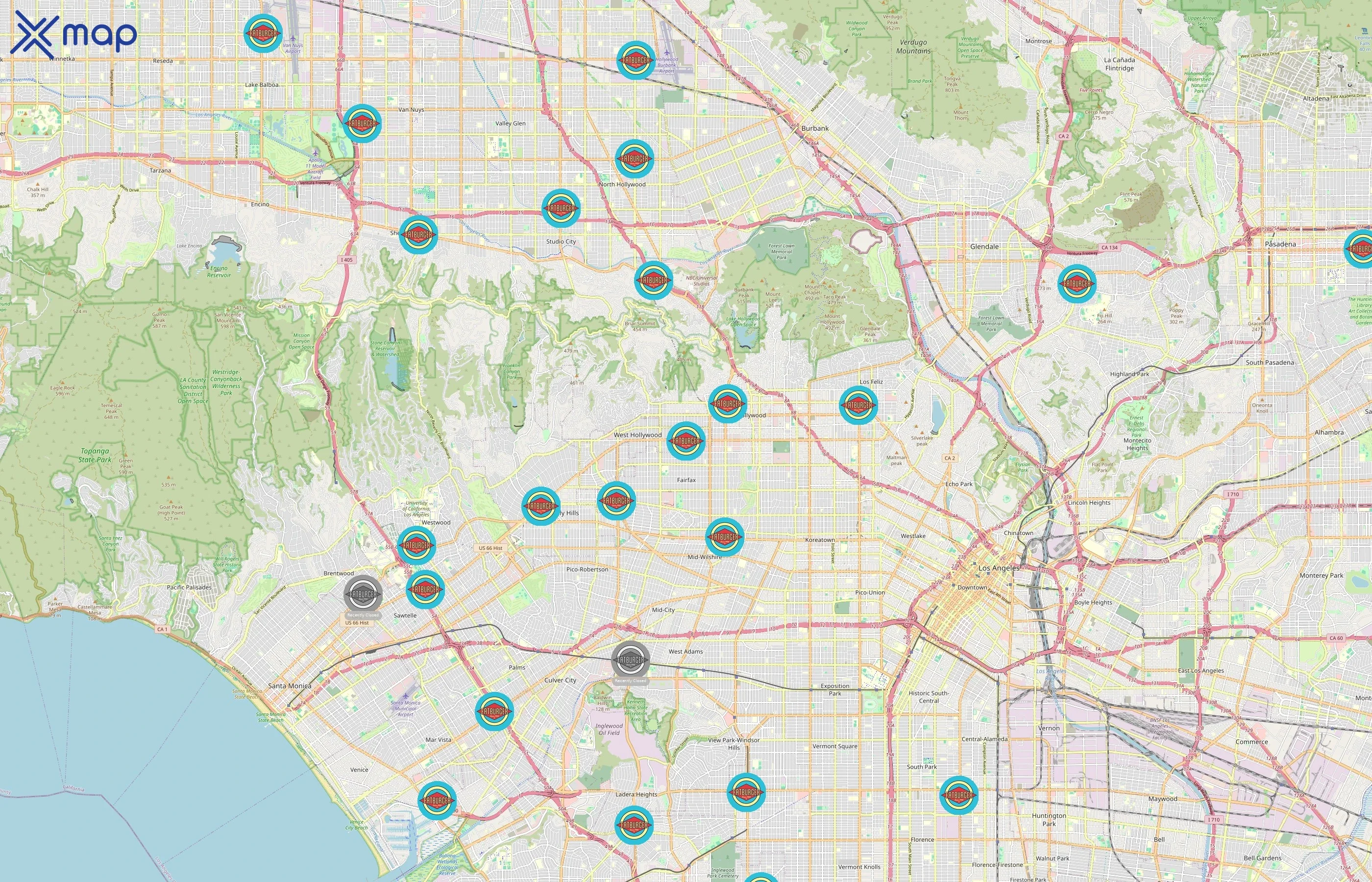 Fatburger area coverage