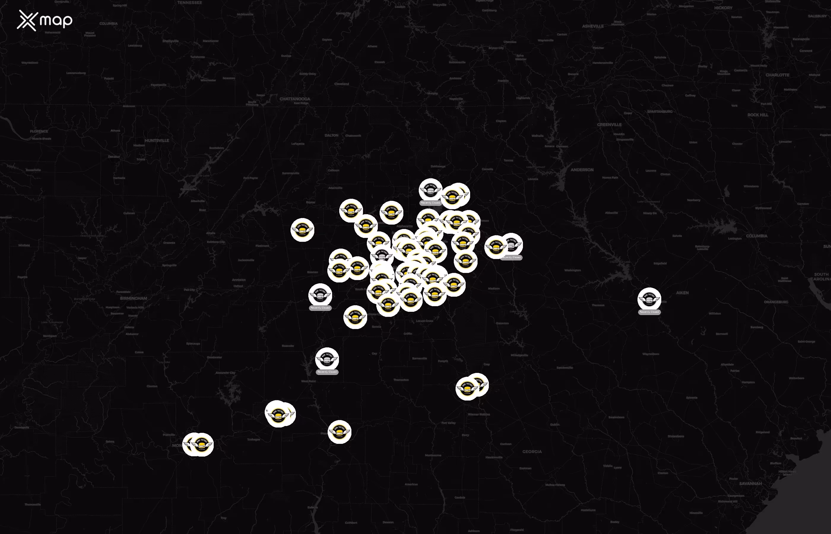 WNB Factory city distribution