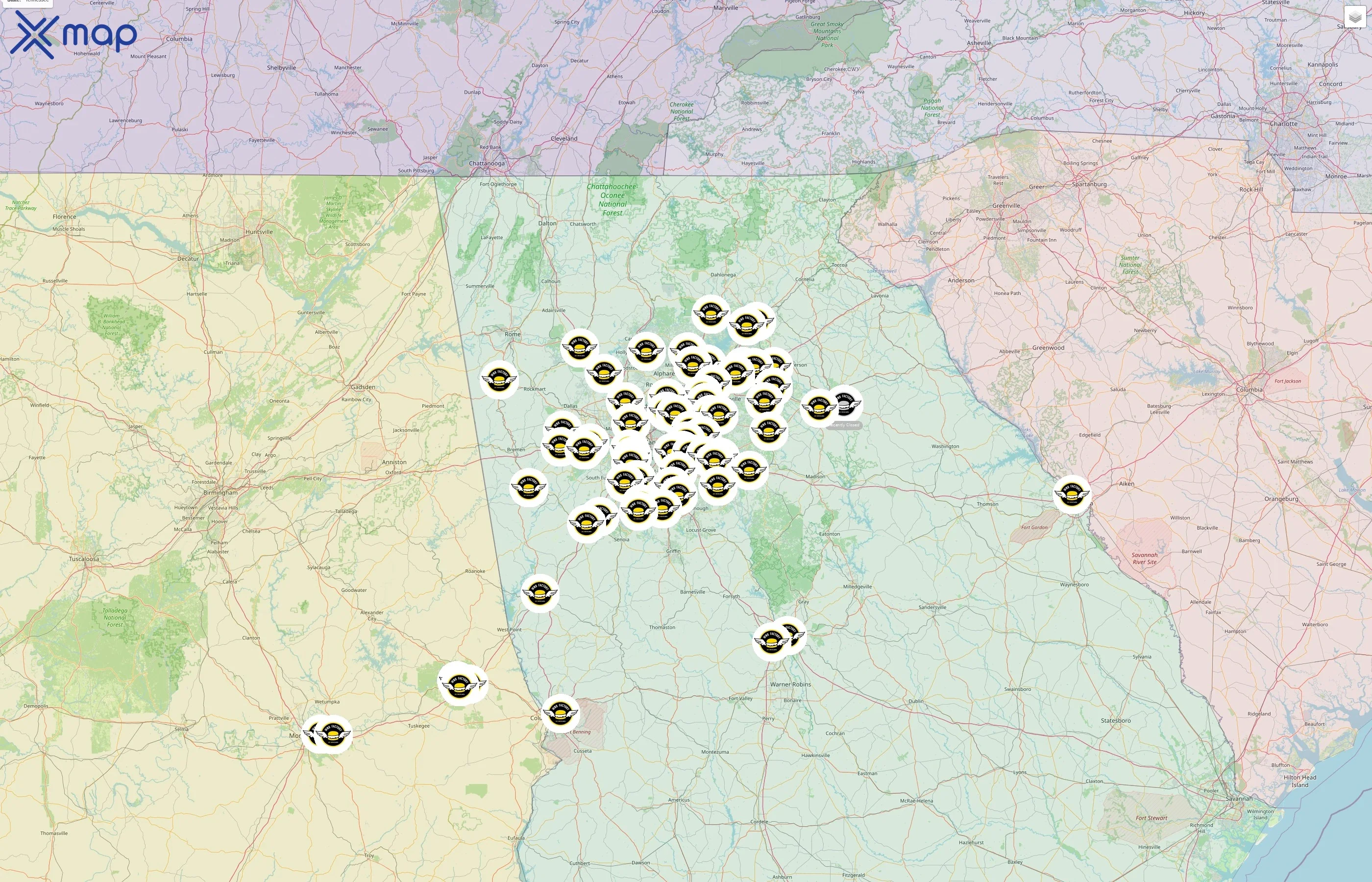 WNB Factory street hotspots