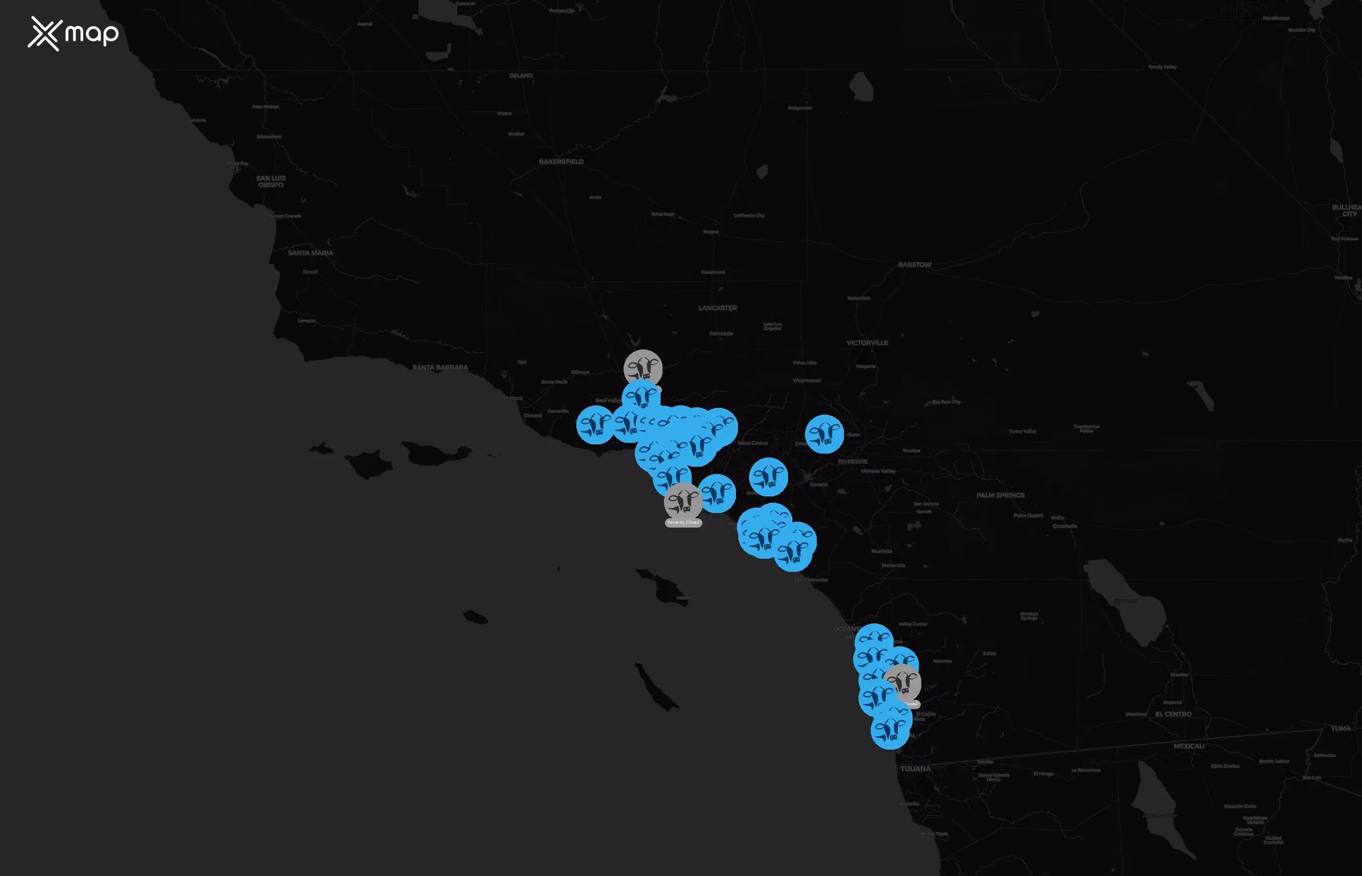 Mendocino Farms city distribution