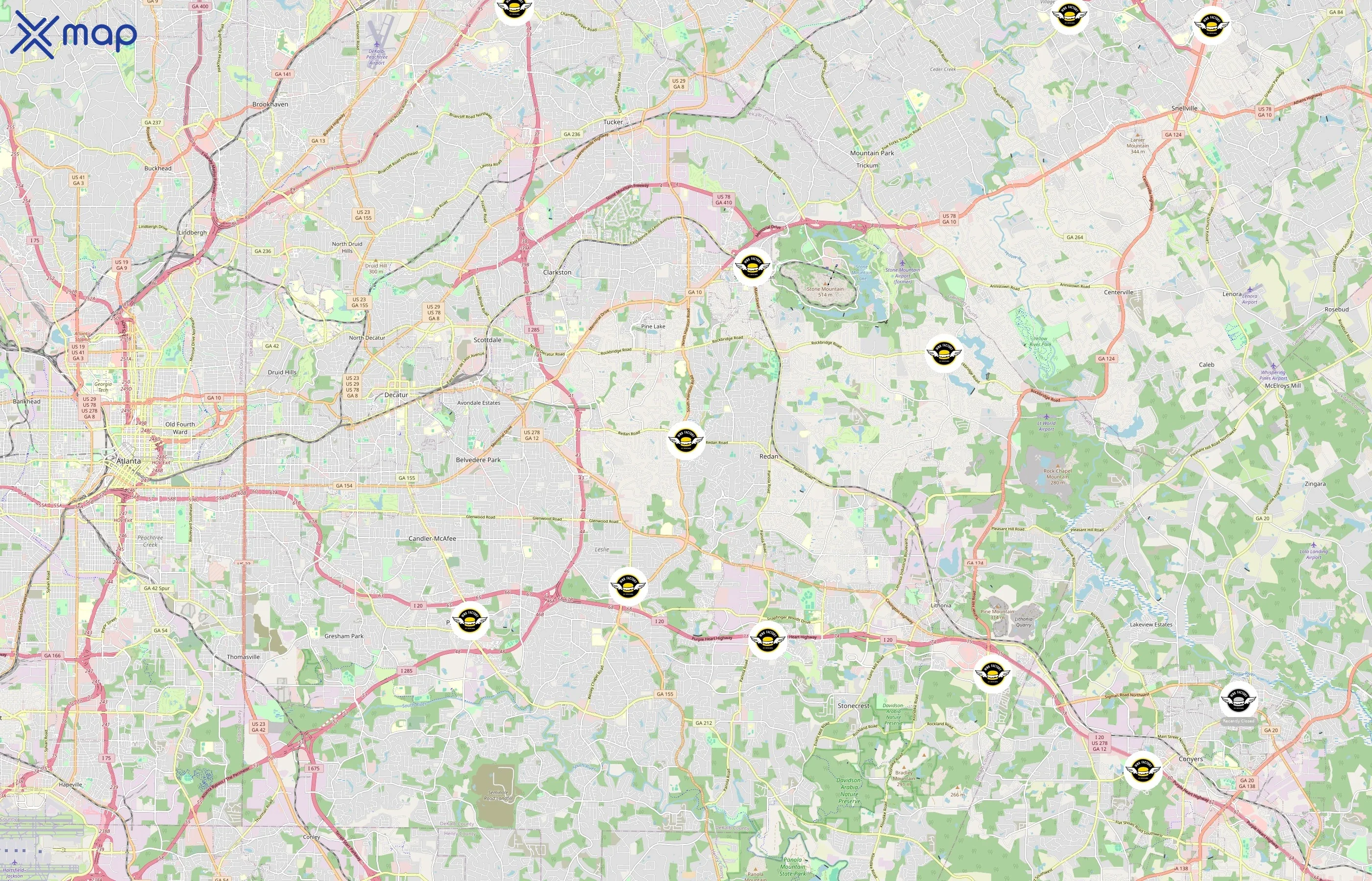 WNB Factory area coverage