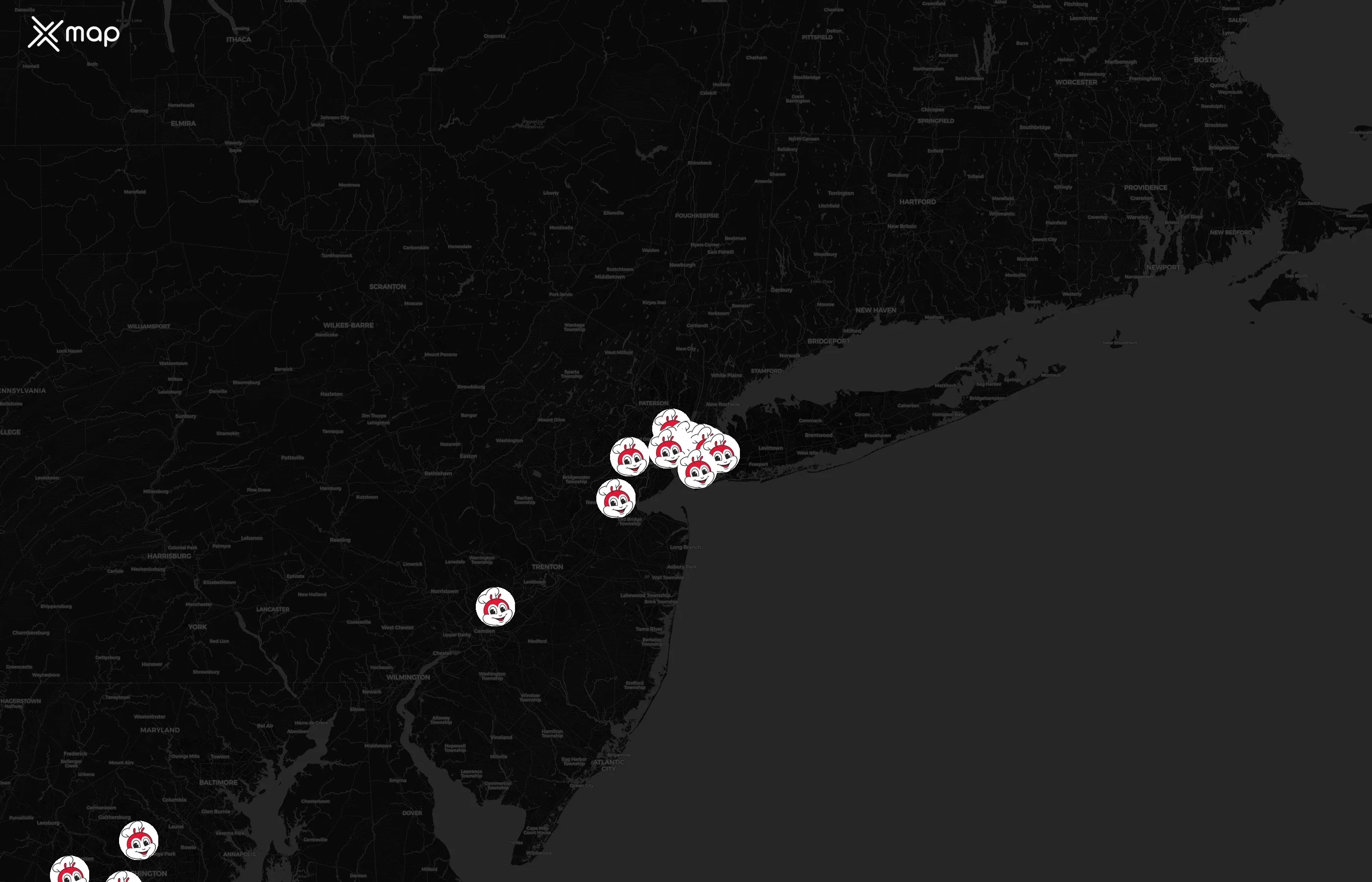 Jollibee city distribution