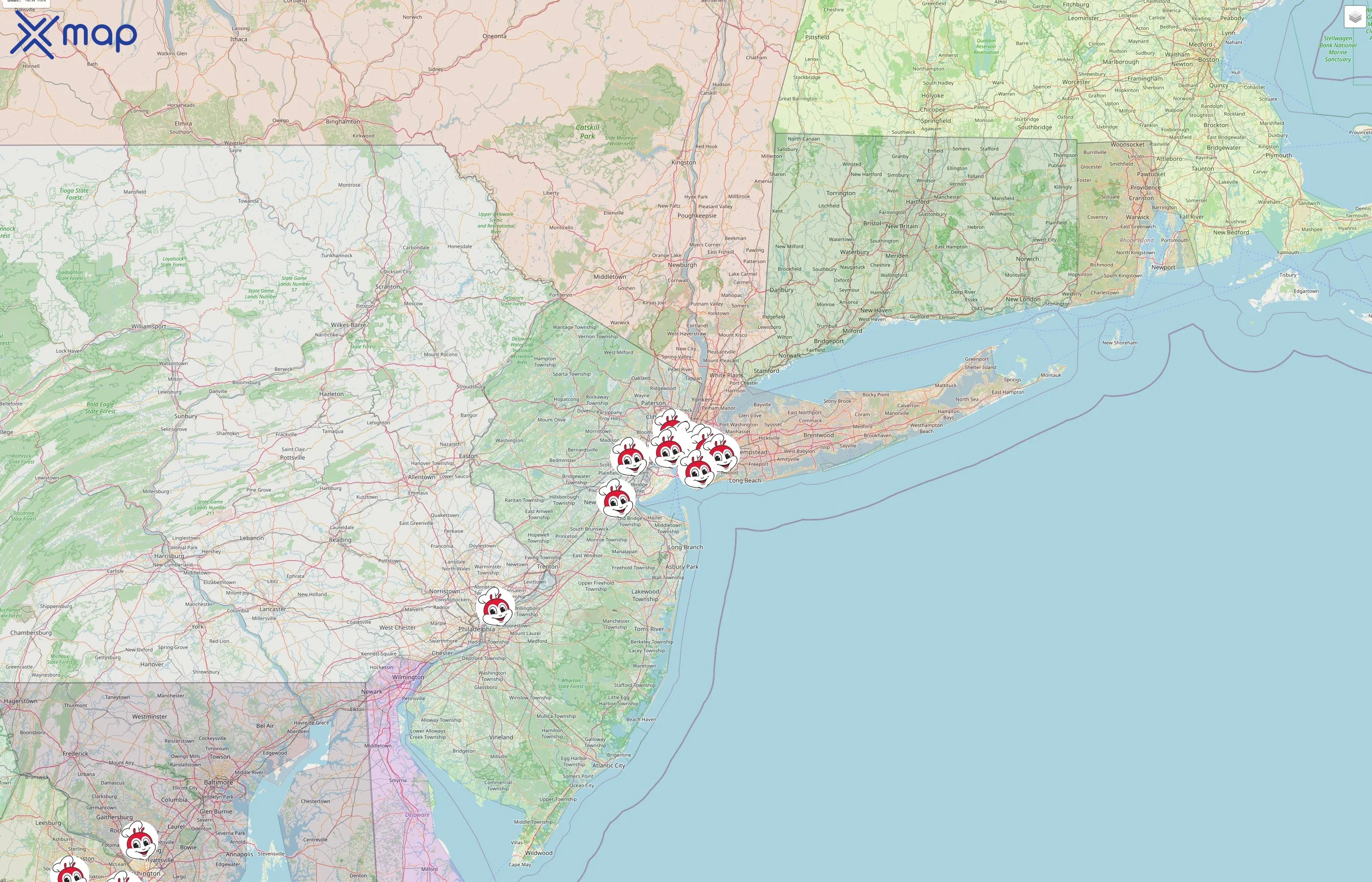 Jollibee street hotspots