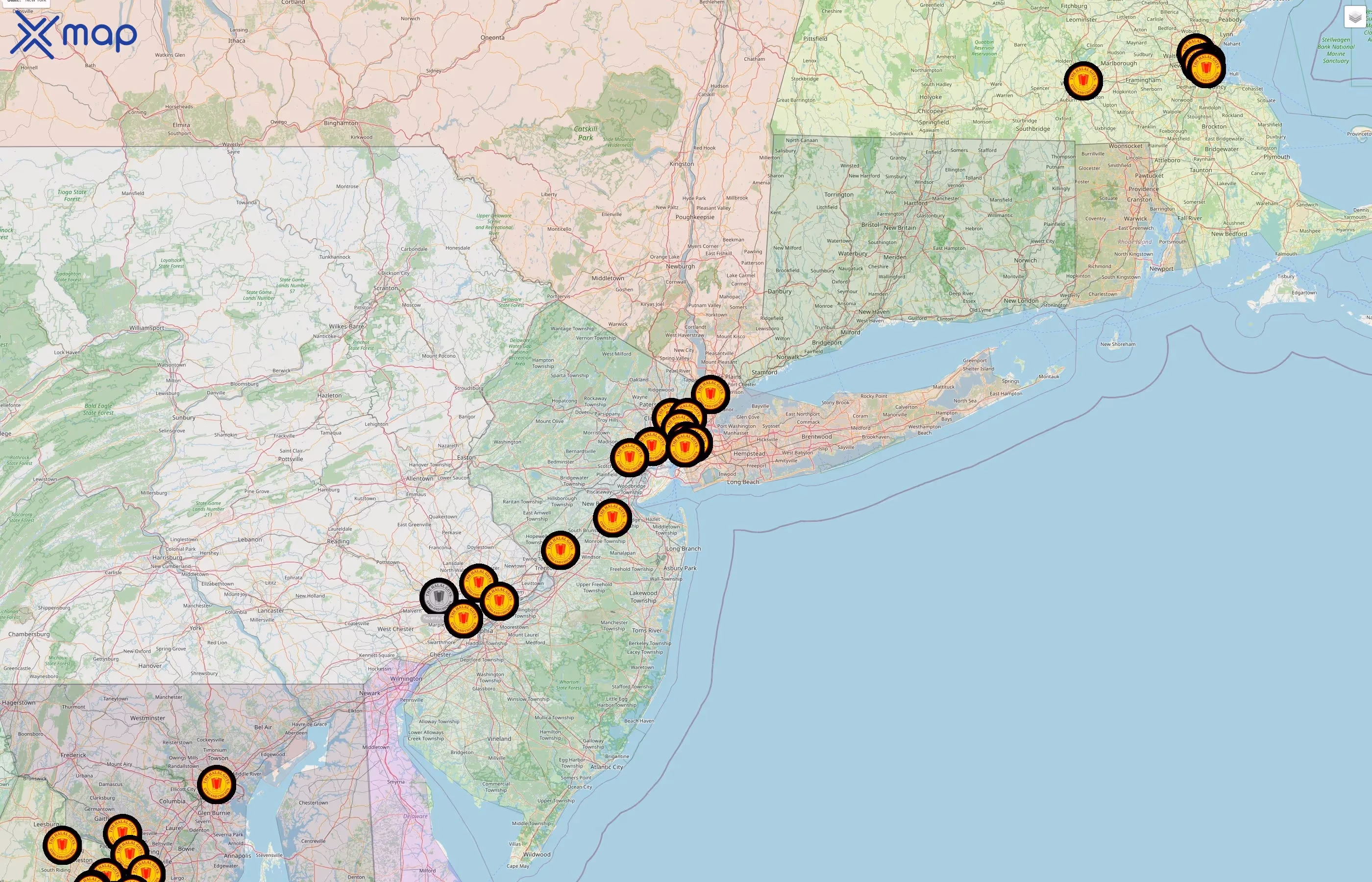 The Halal Guys street hotspots