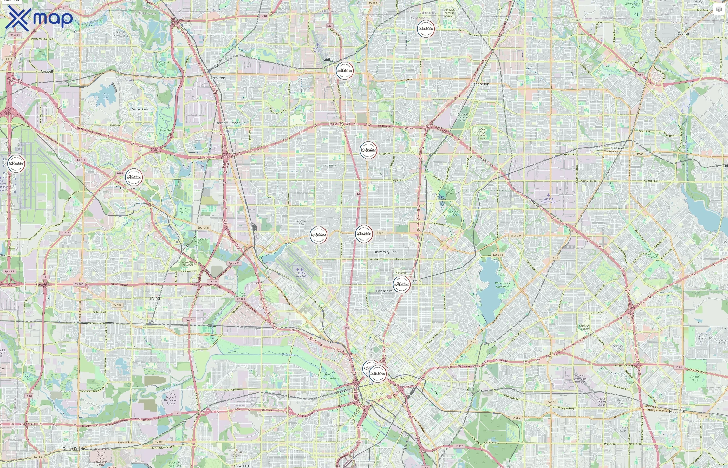 La Madeleine traffic data