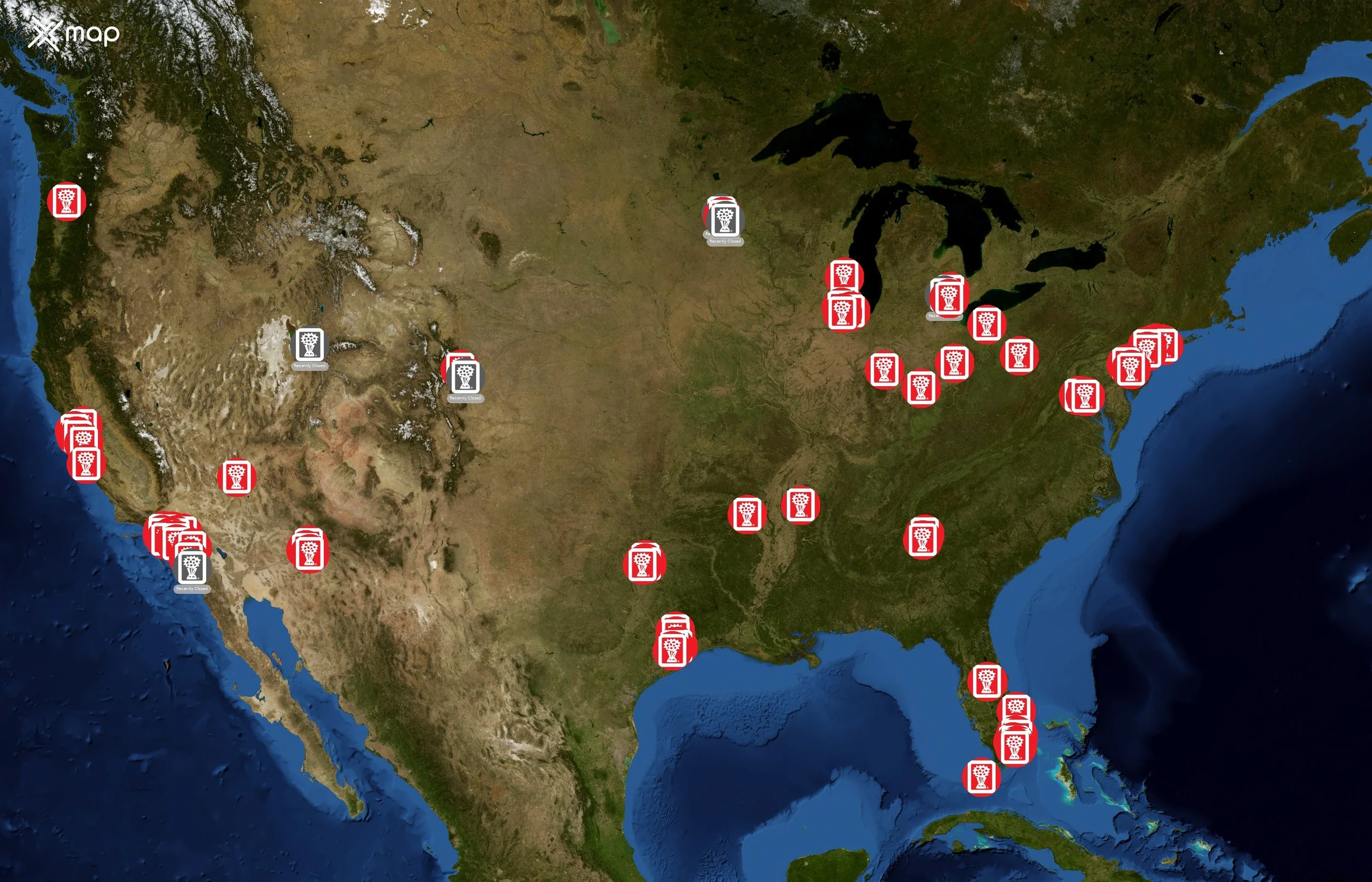 Benihana state distribution