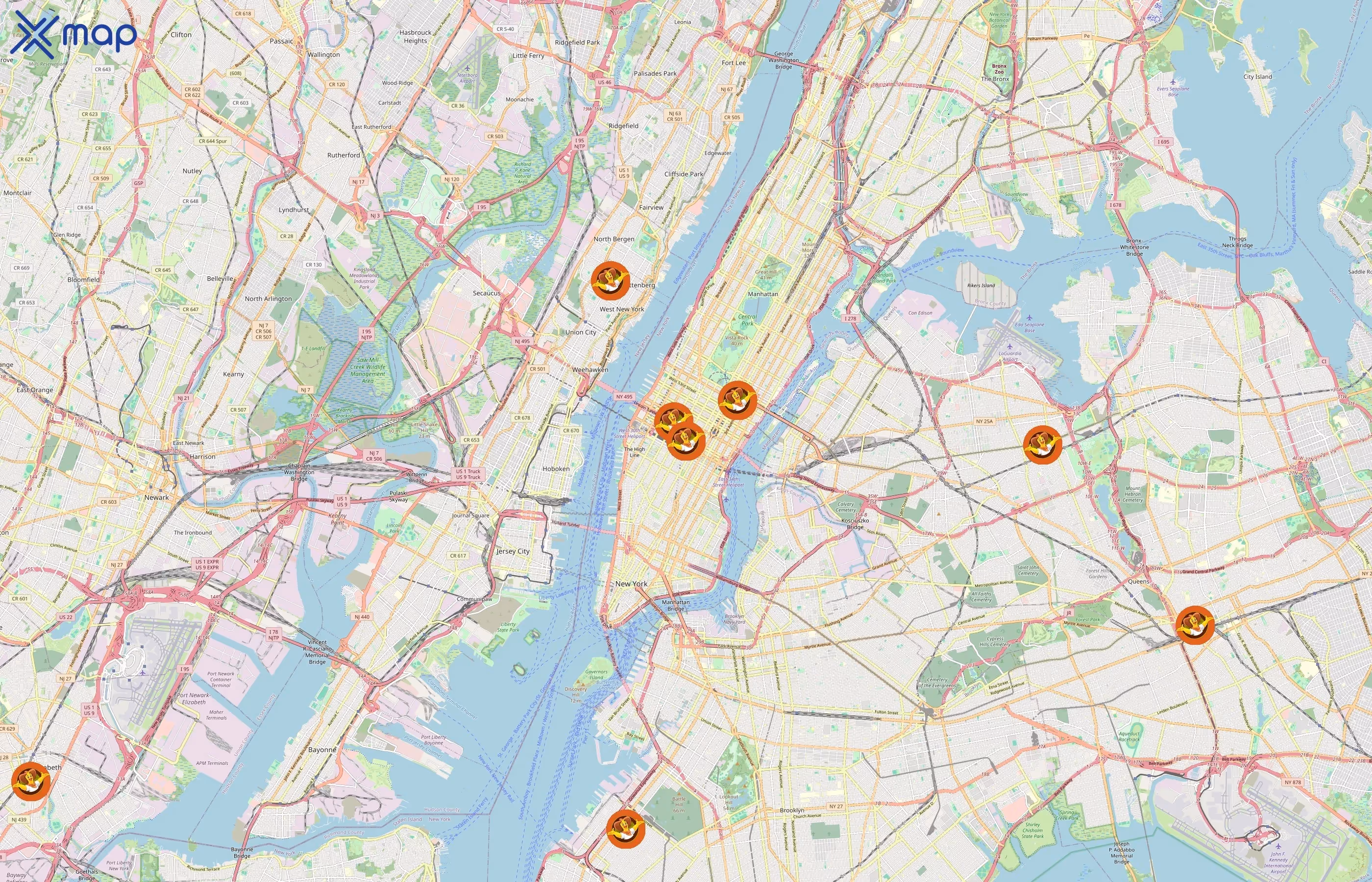 Pollo Campero area coverage