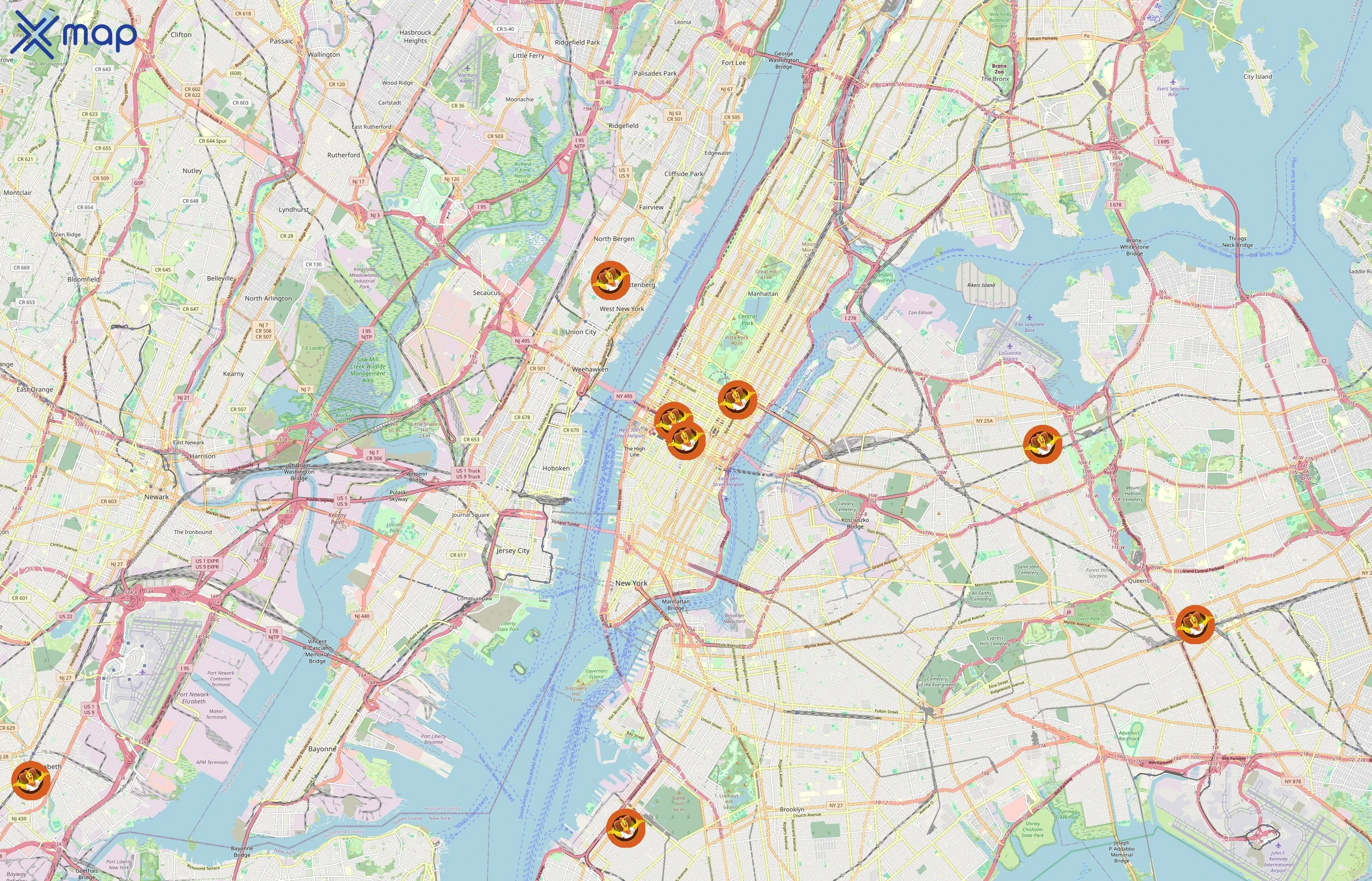 Pollo Campero area coverage