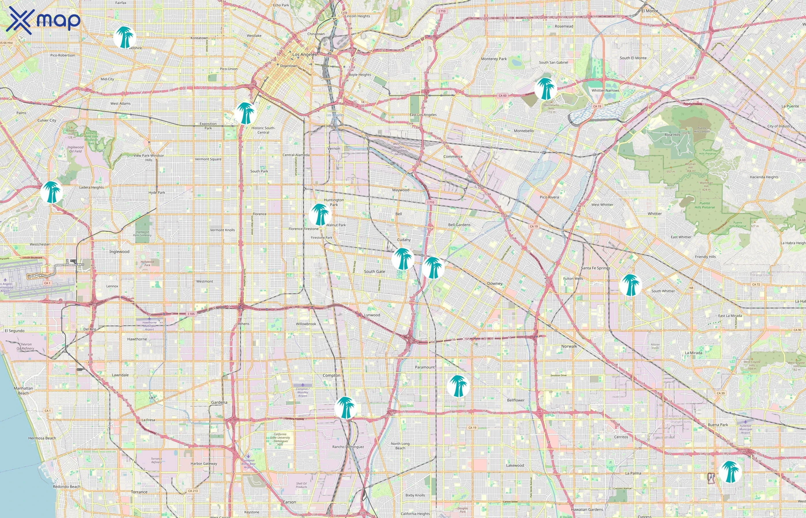 Ono Hawaiian BBQ area coverage
