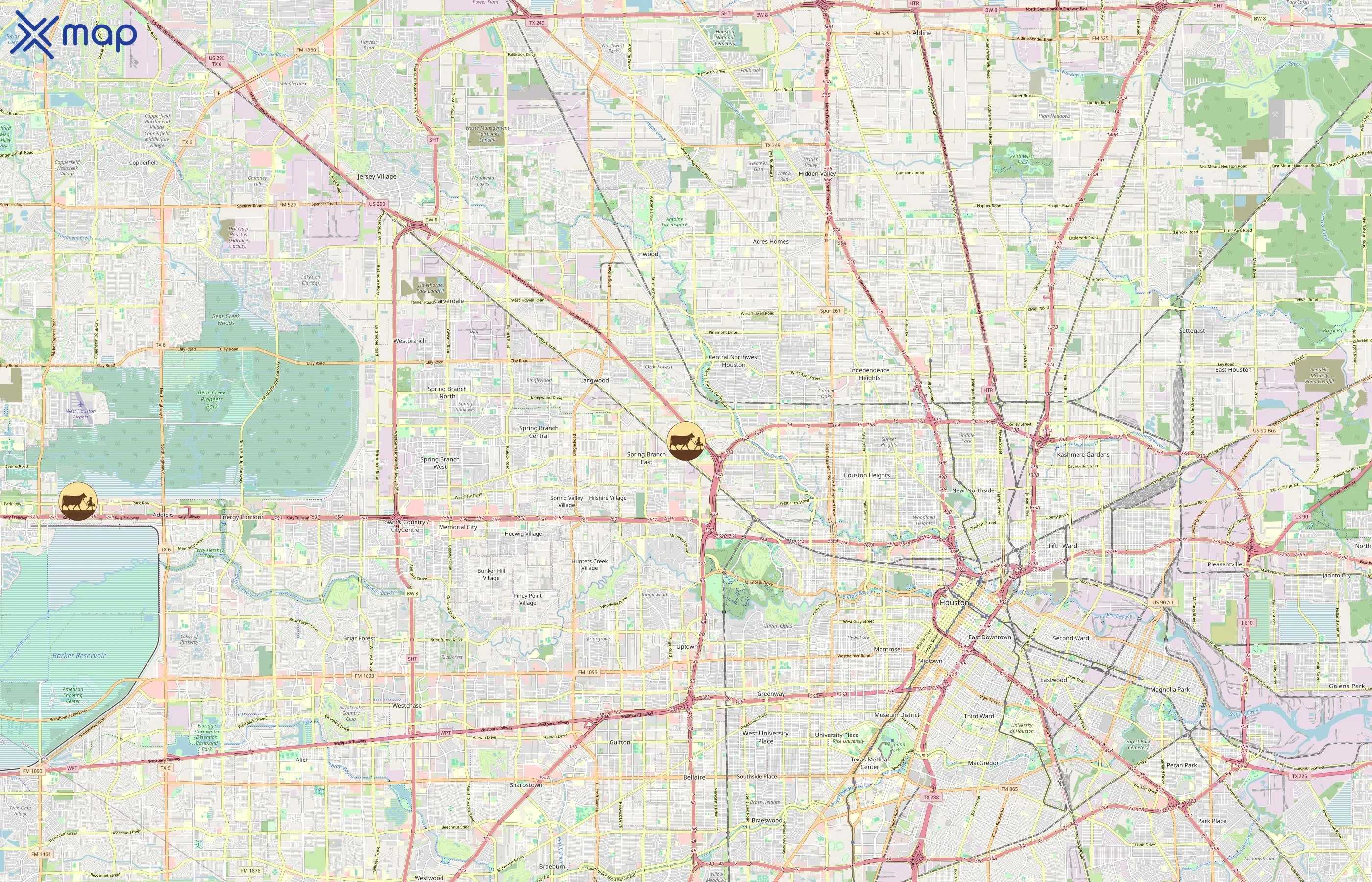 Blue Bell Creameries area coverage