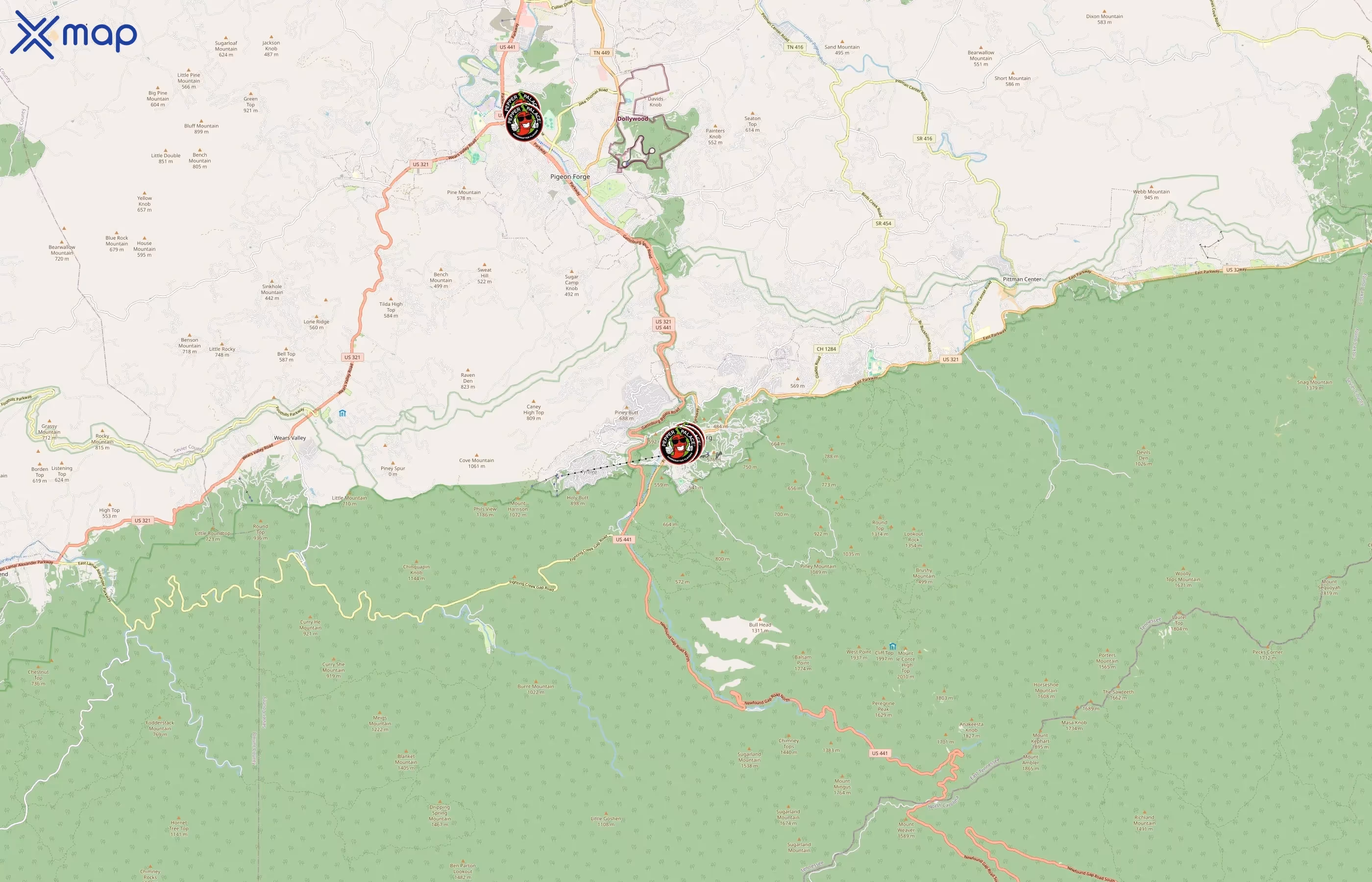 Pepper Palace area coverage