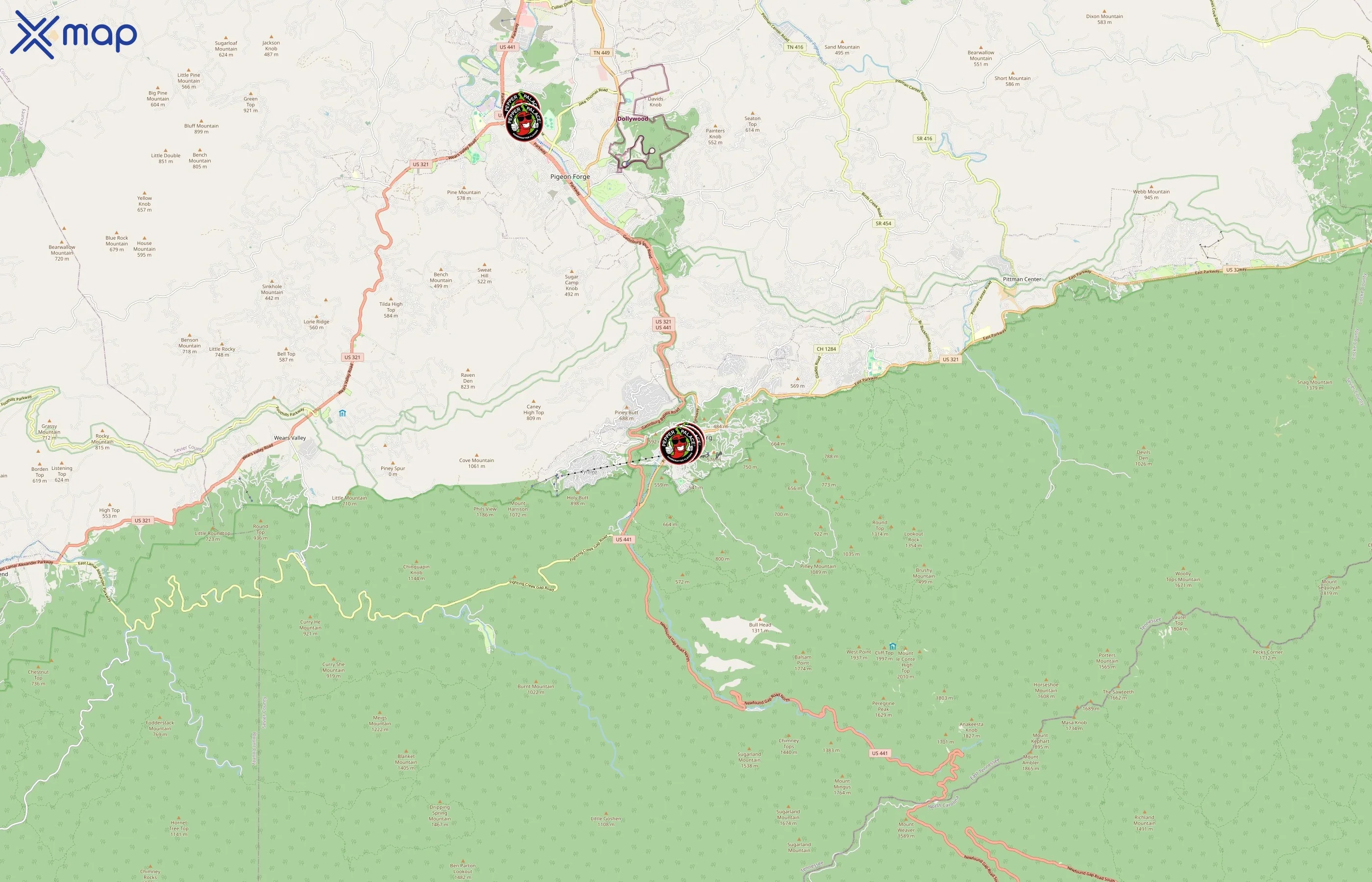 Pepper Palace area coverage