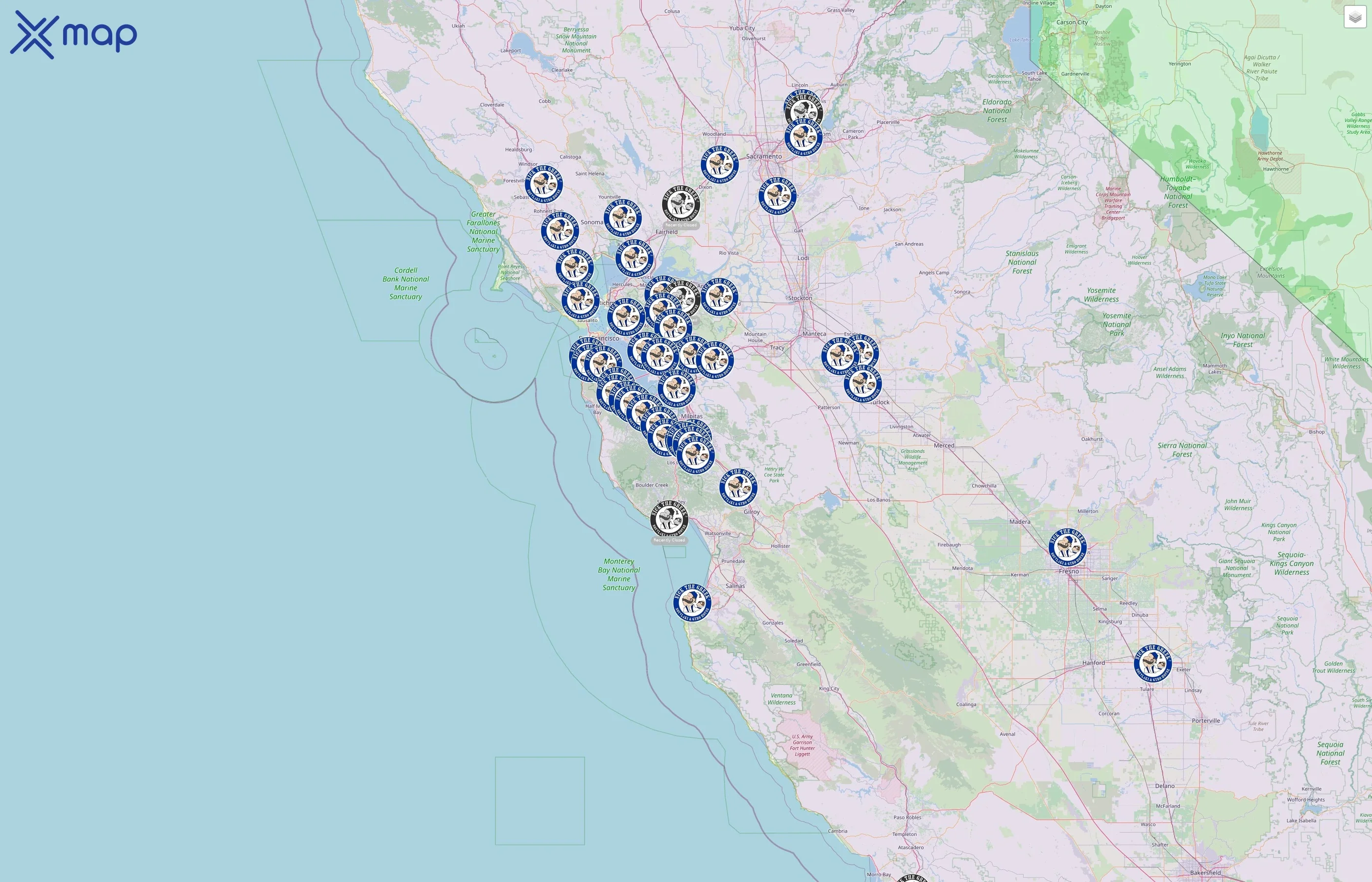 Nick The Greek street hotspots