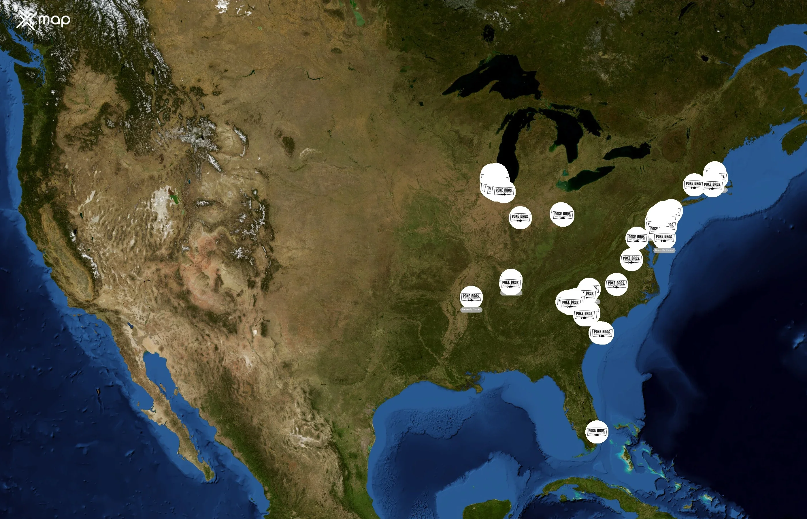 Poke Bros. state distribution