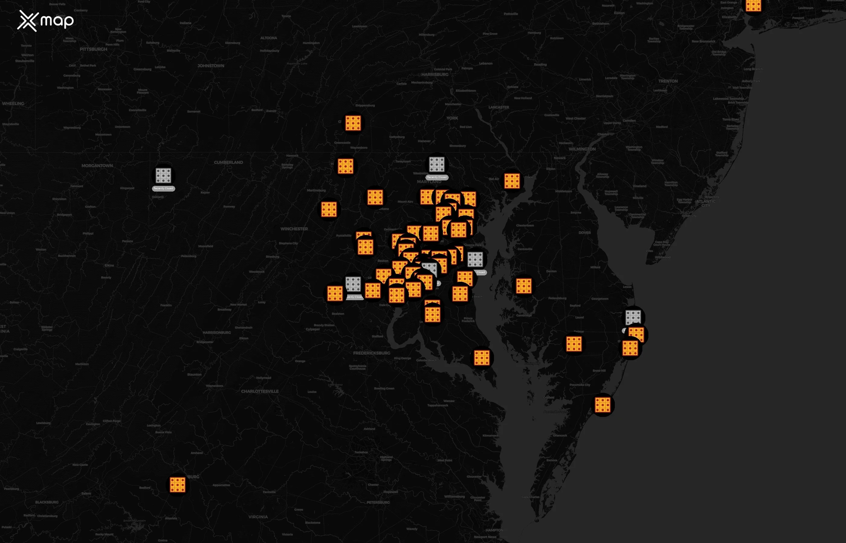 Ledo Pizza city distribution