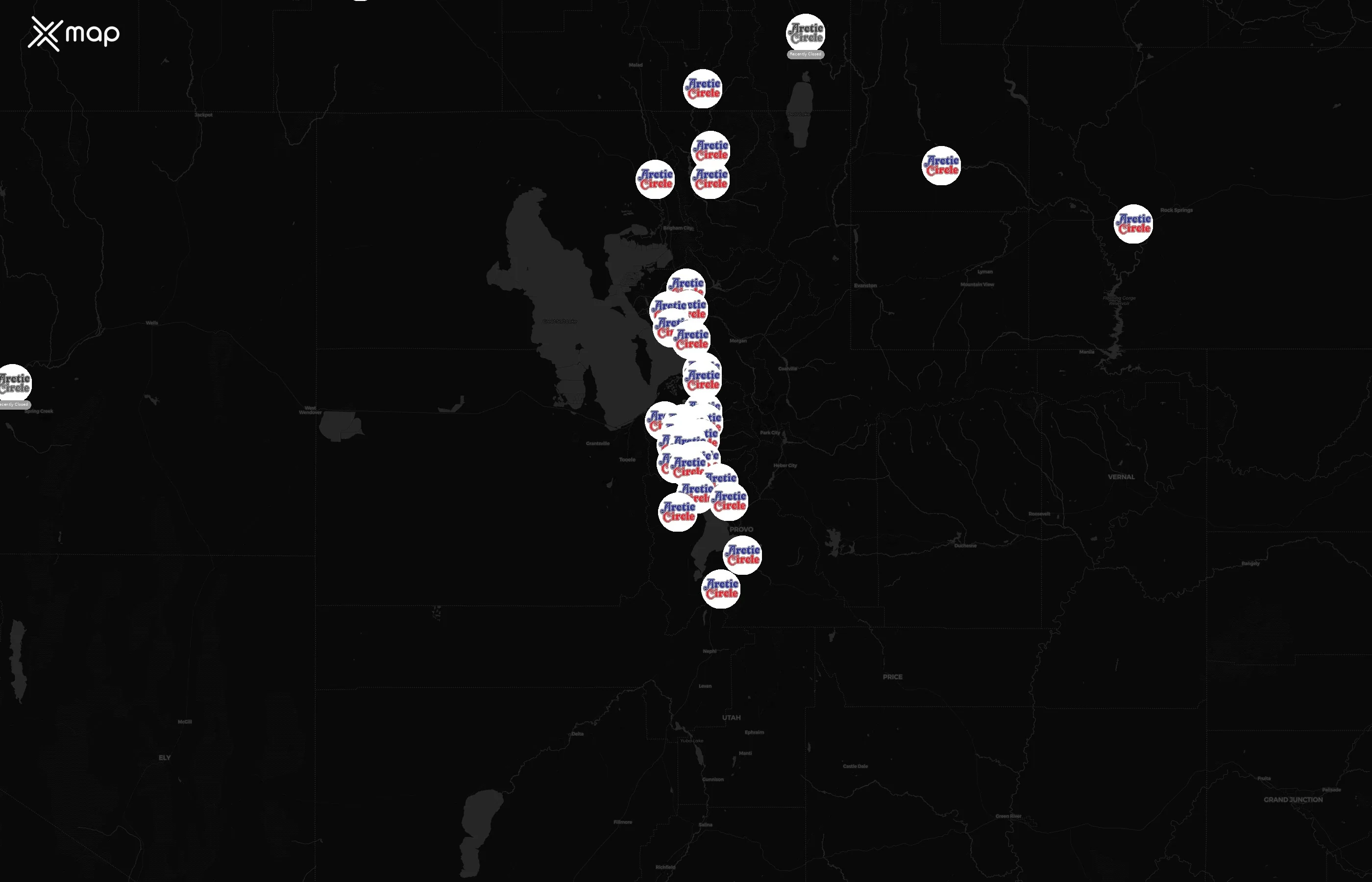 Arctic Circle city distribution