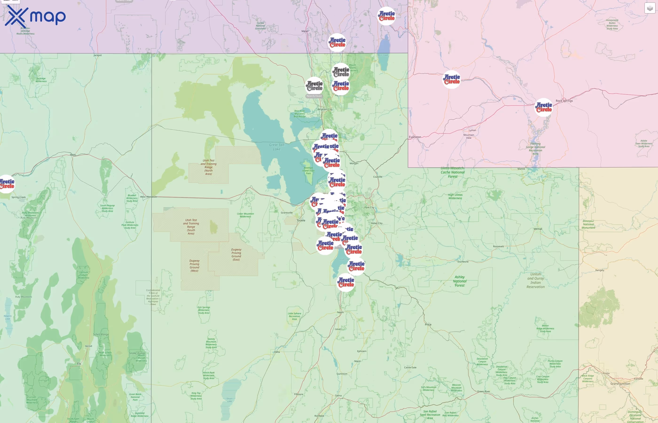 Arctic Circle street hotspots
