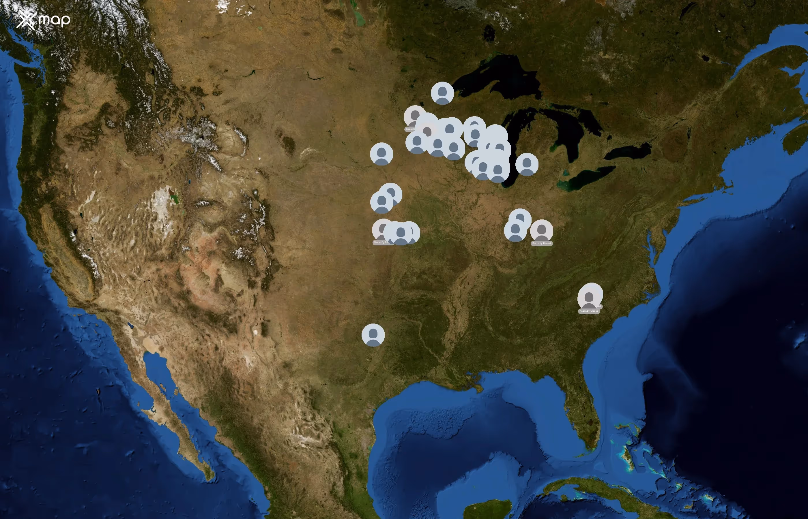 Toppers Pizza state distribution