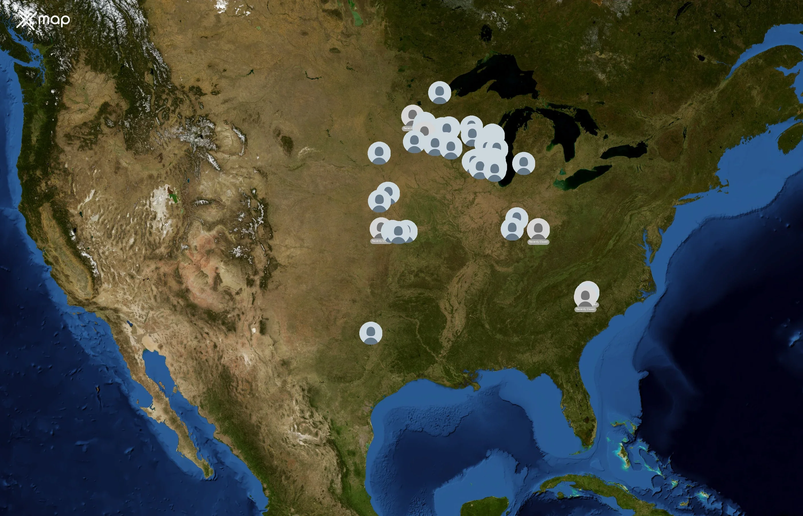 Toppers Pizza state distribution