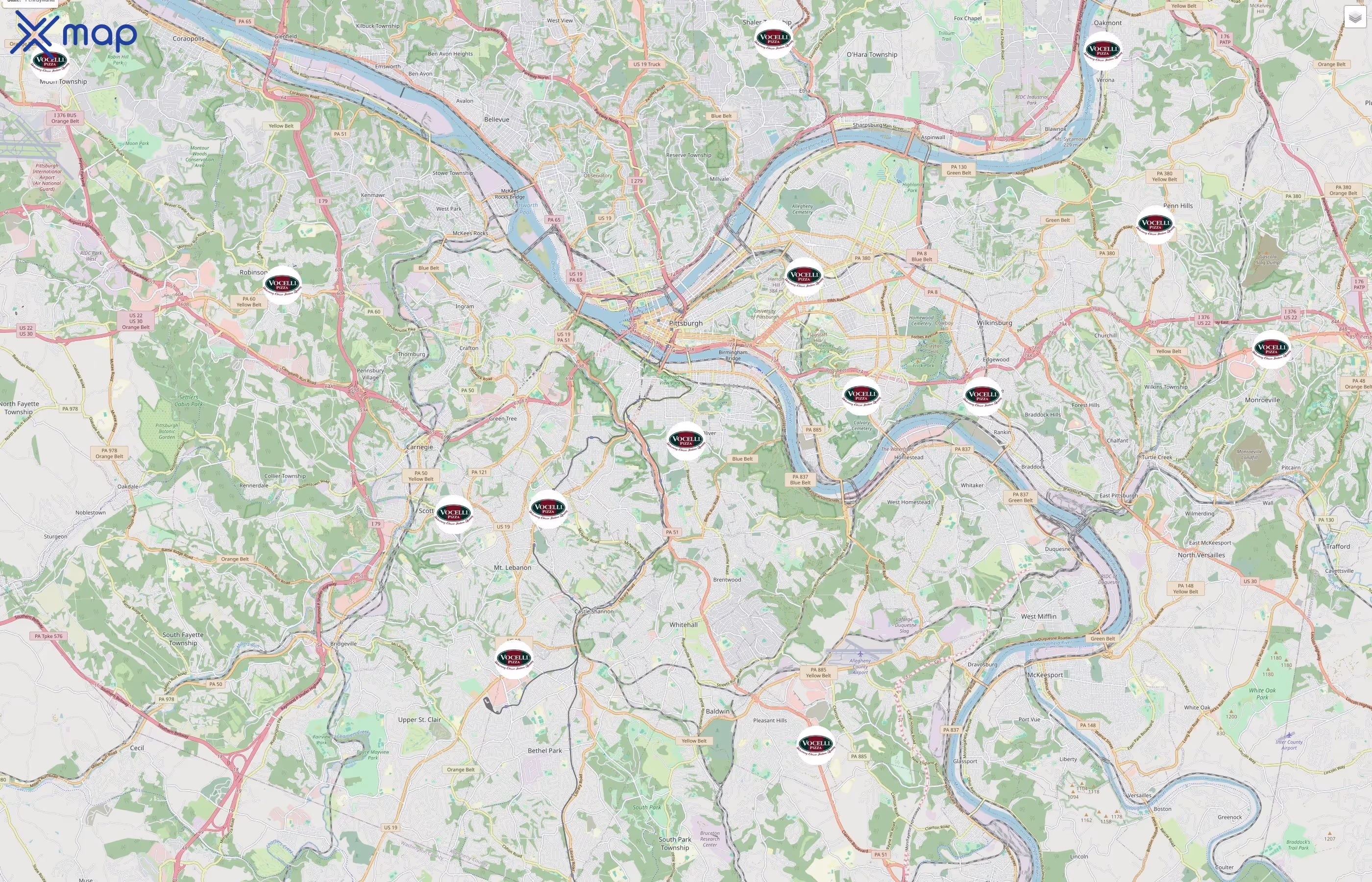 Vocelli Pizza traffic data