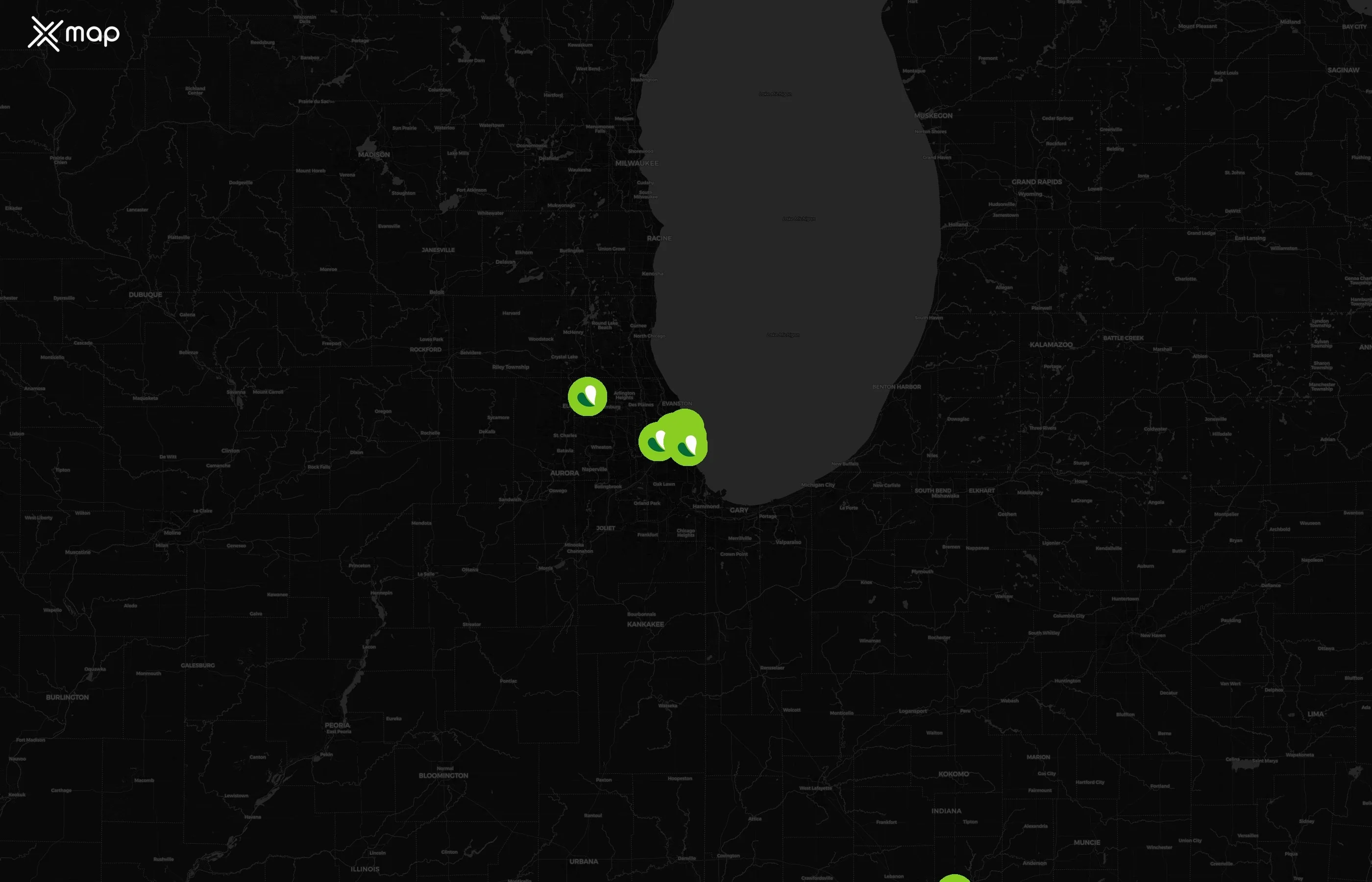 Pure Green city distribution