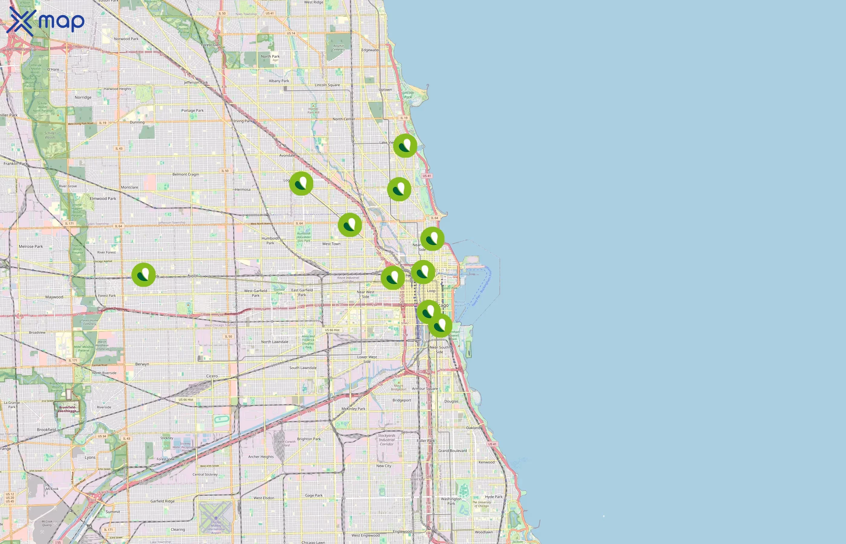 Pure Green area coverage
