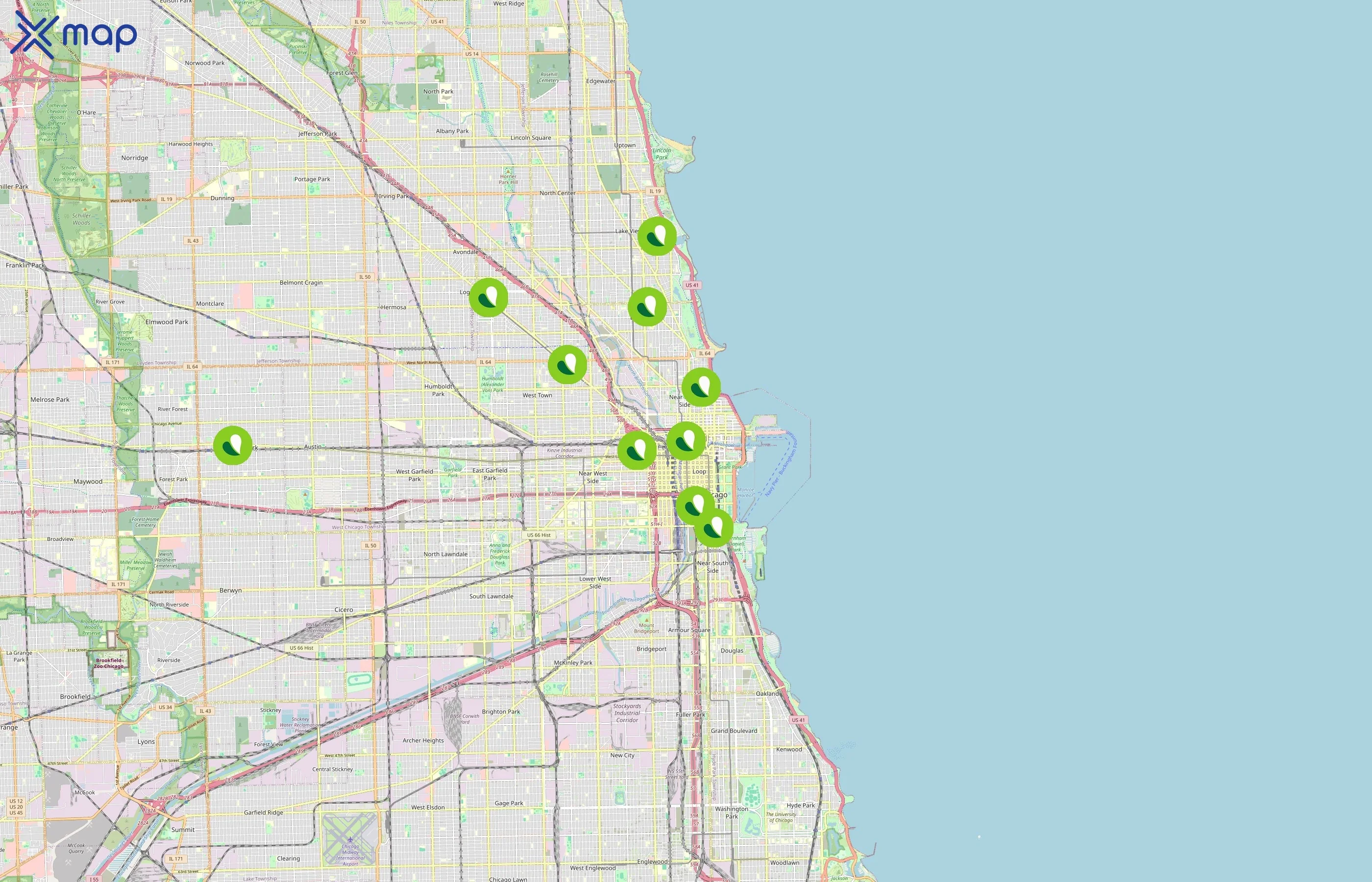 Pure Green area coverage