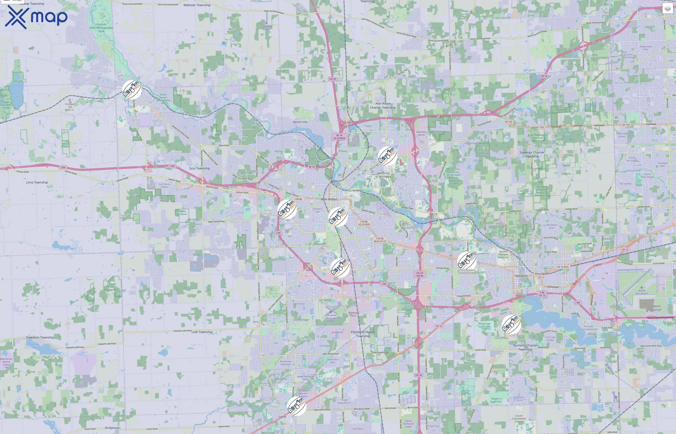 Cottage Inn Pizza traffic data