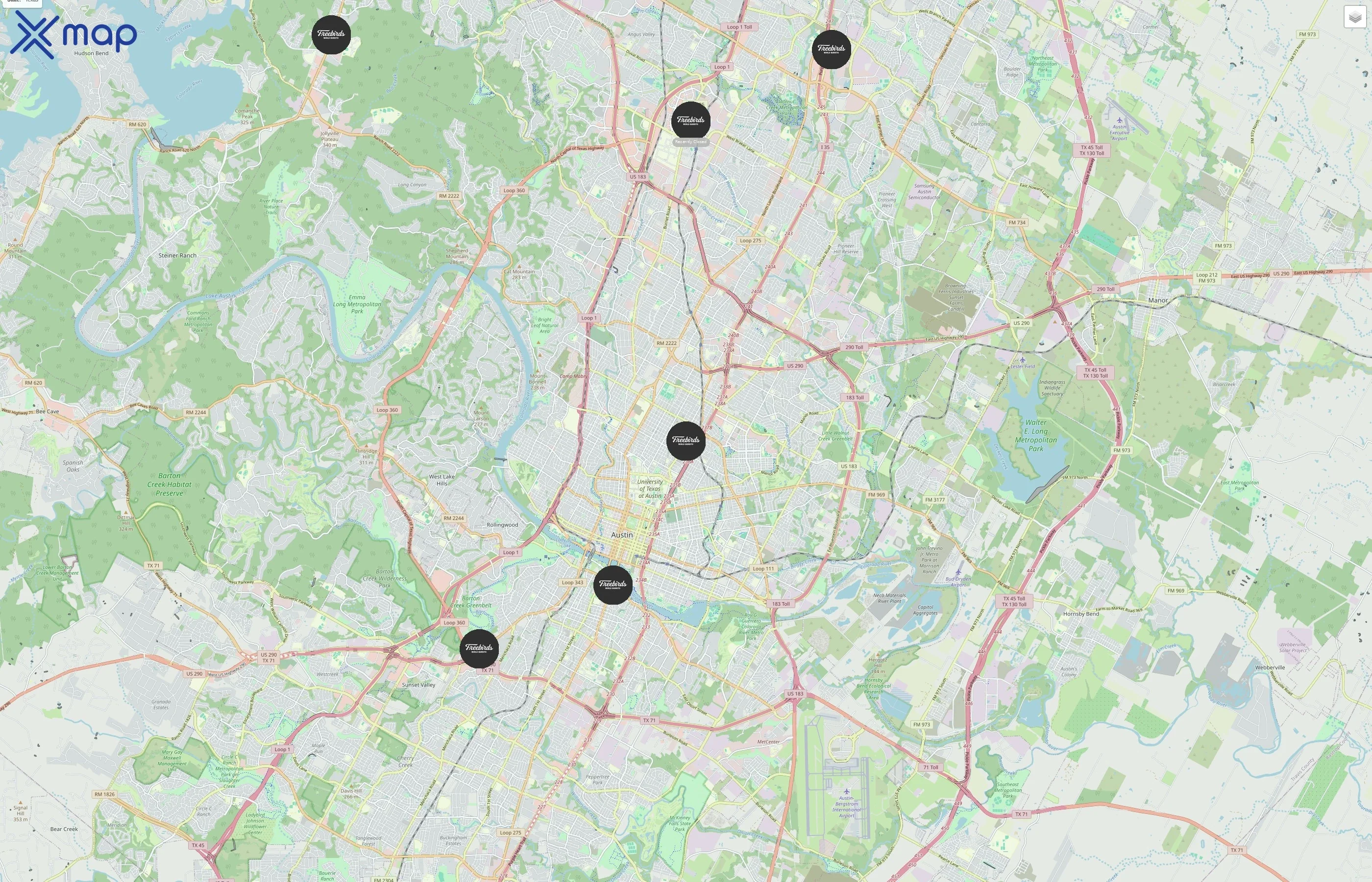 Freebirds World Burrito traffic data
