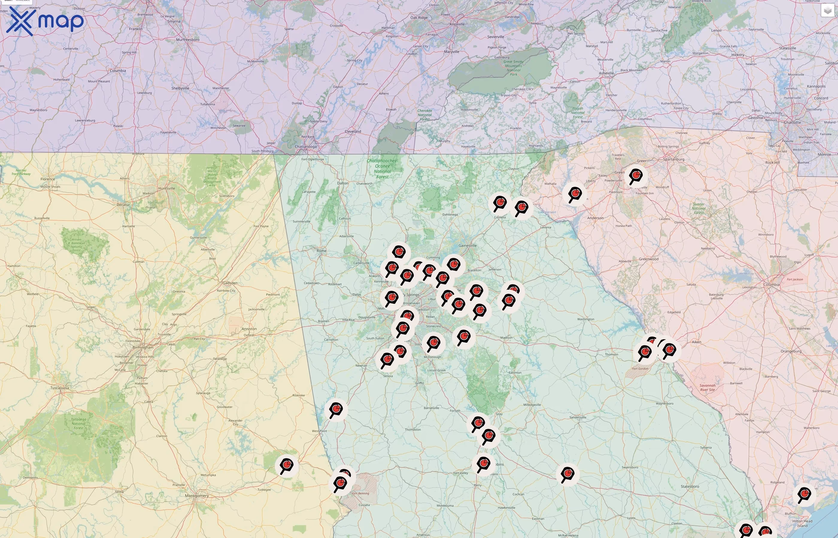Your Pie street hotspots