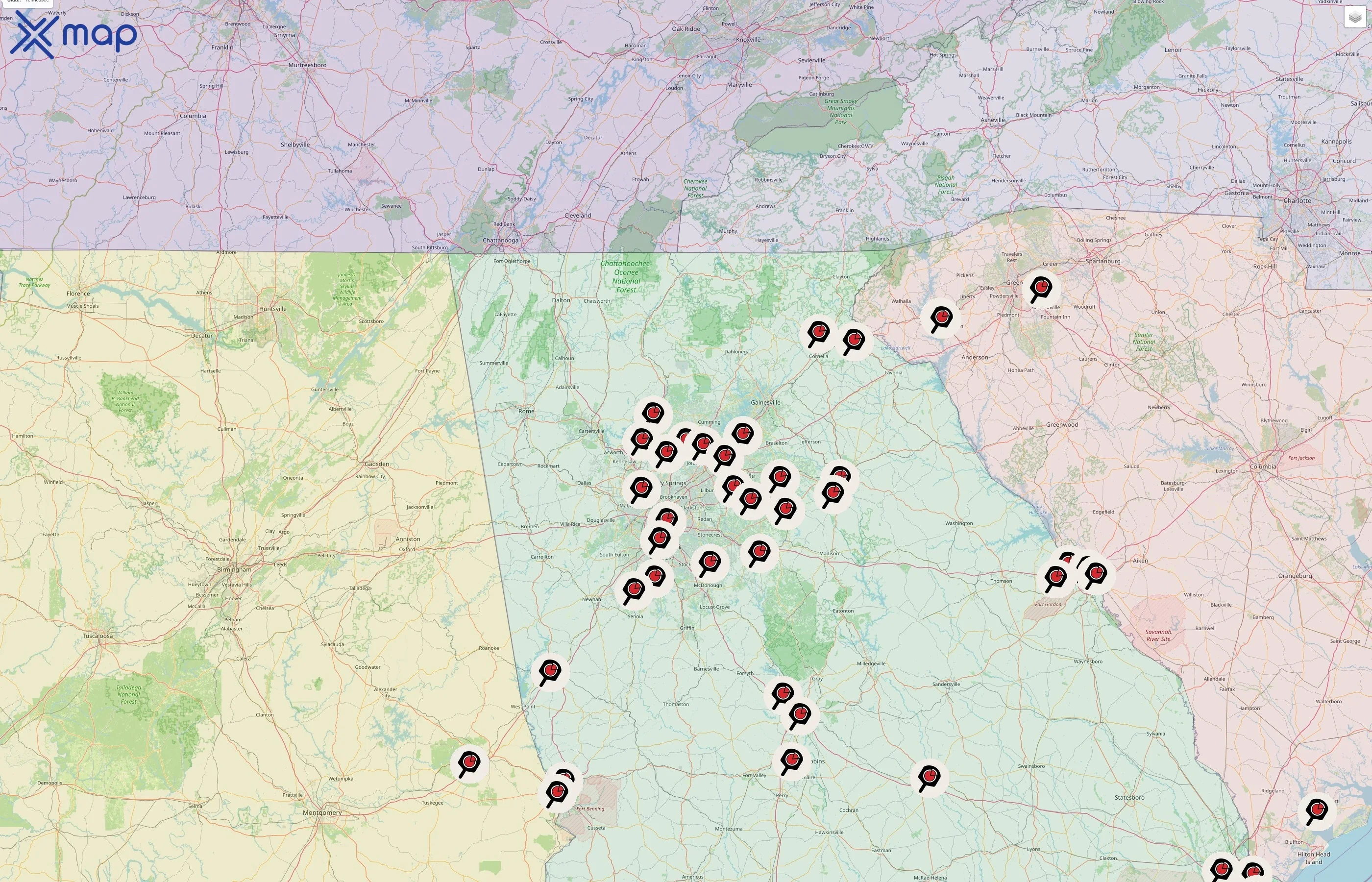 Your Pie street hotspots