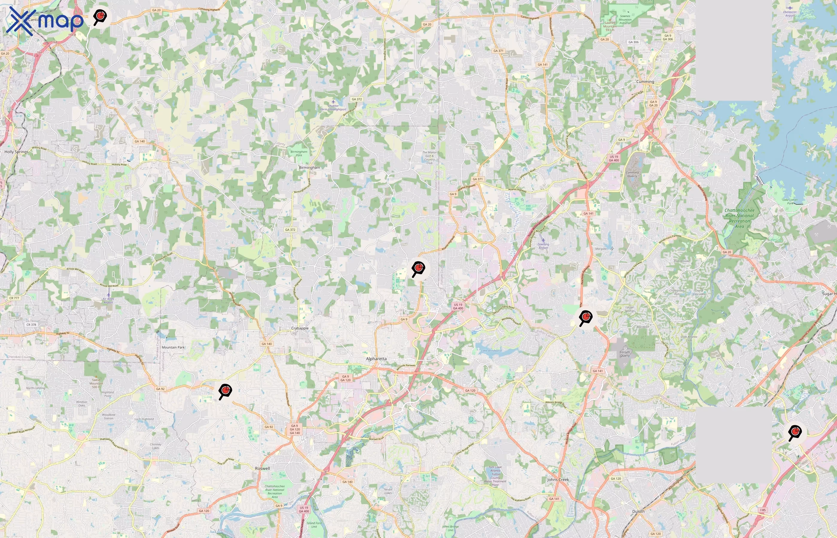 Your Pie area coverage