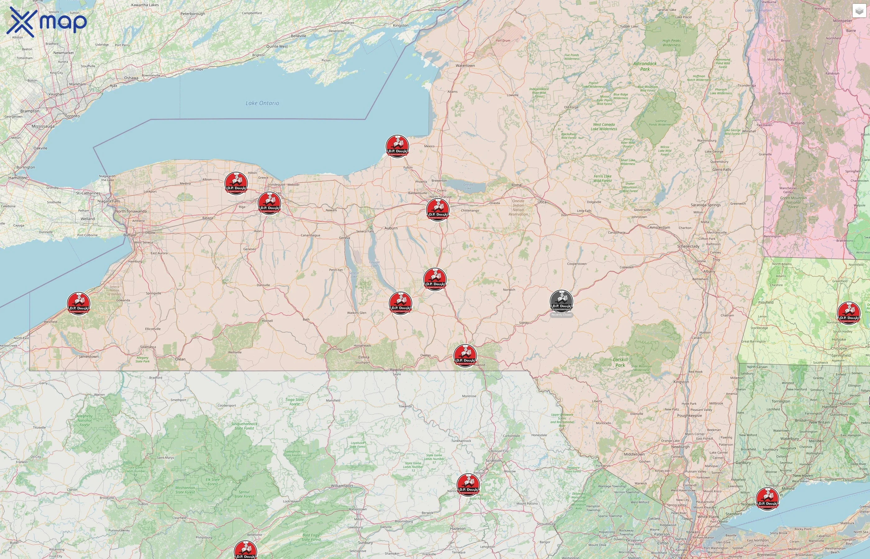 D.P. Dough street hotspots