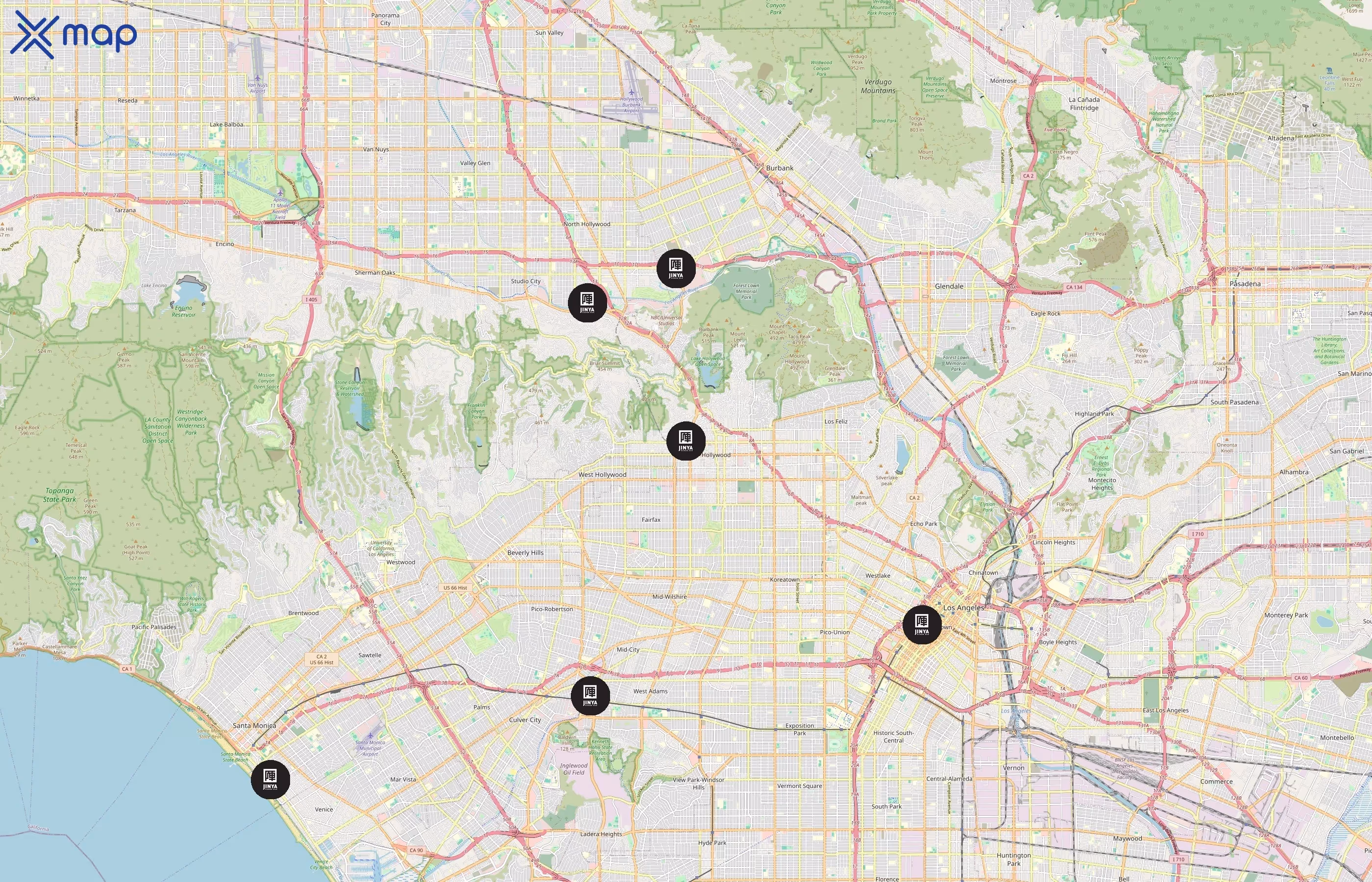 JINYA Ramen Bar area coverage