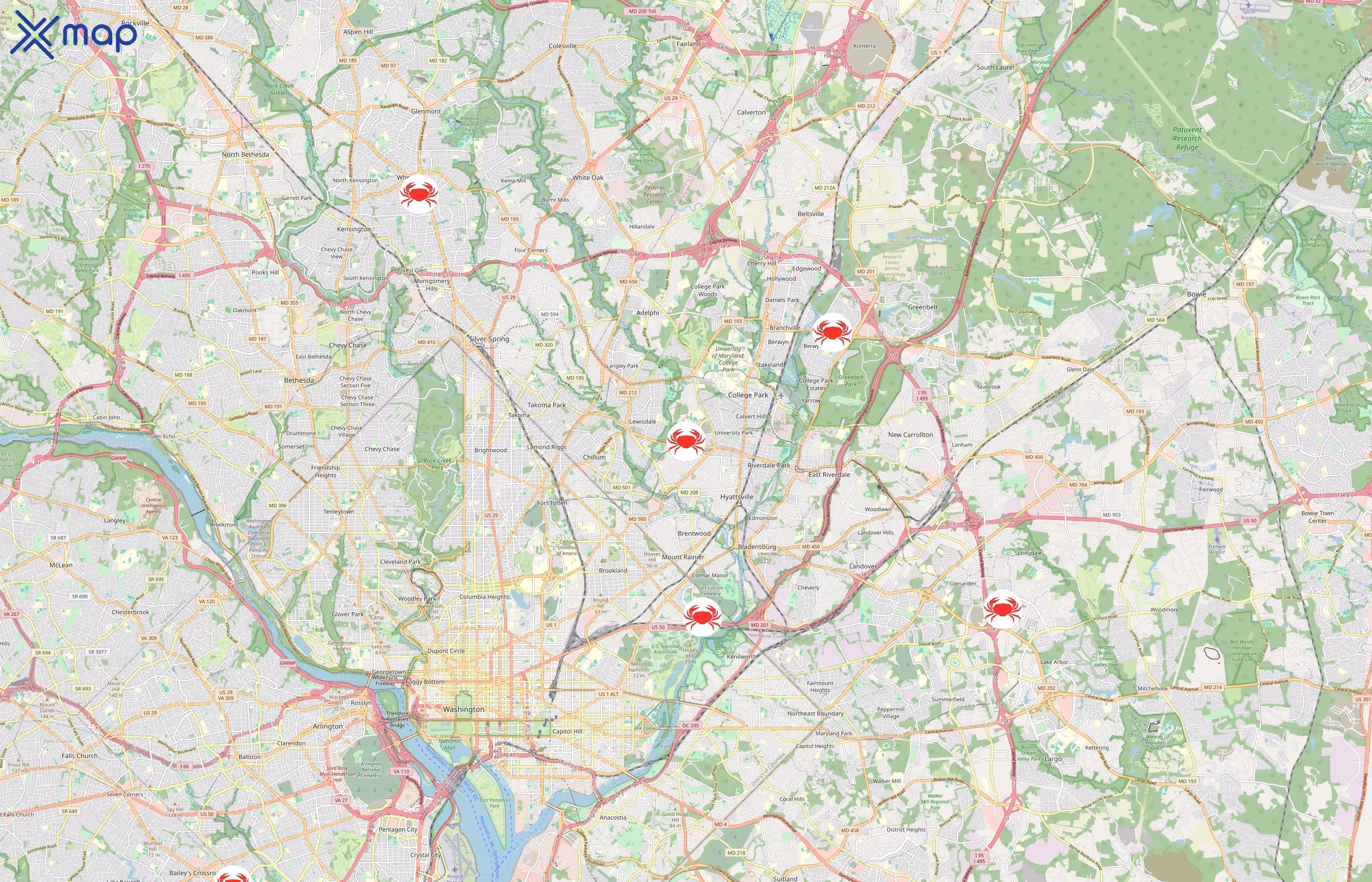 Hook & Reel area coverage