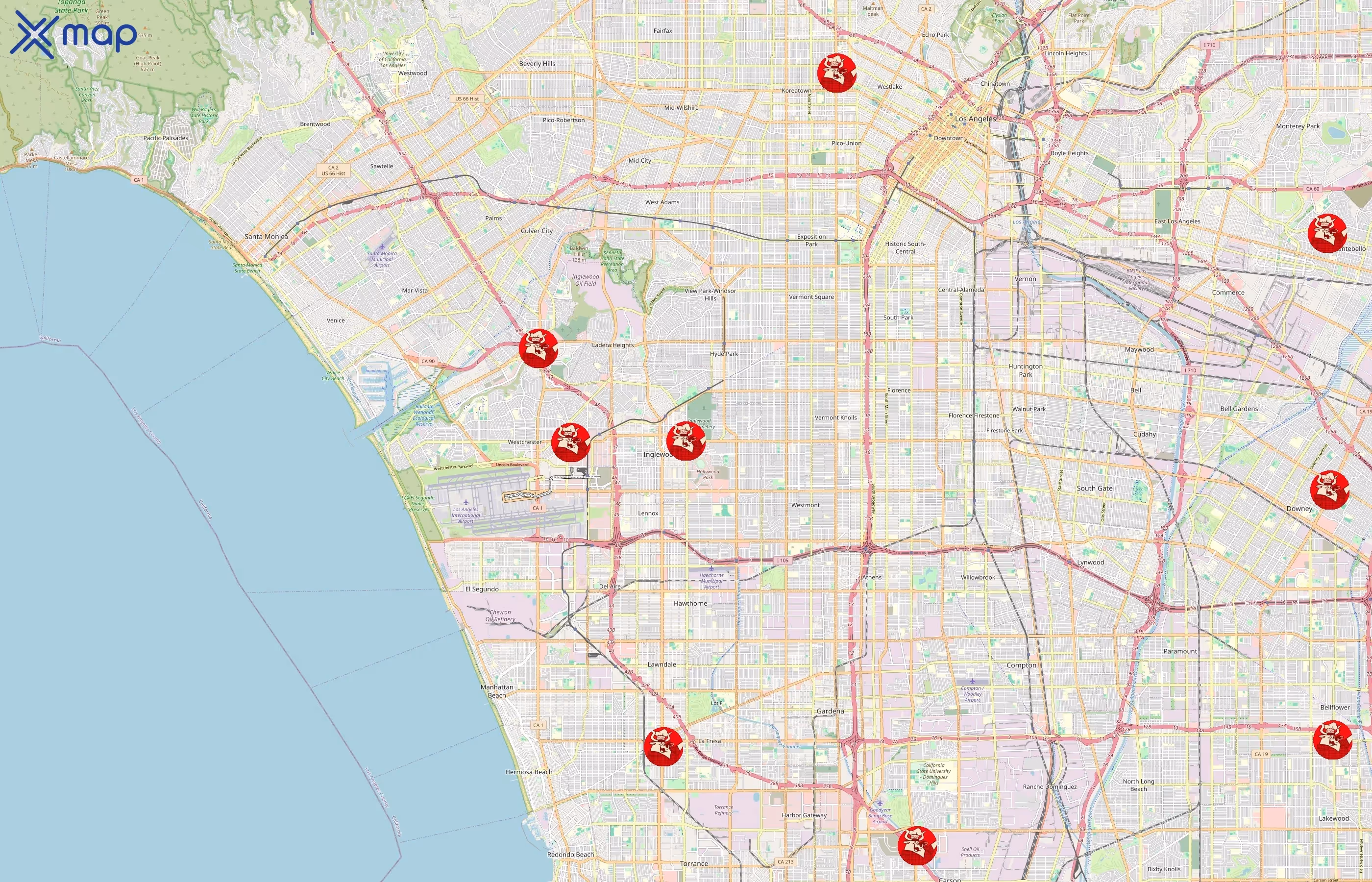 Sizzler area coverage