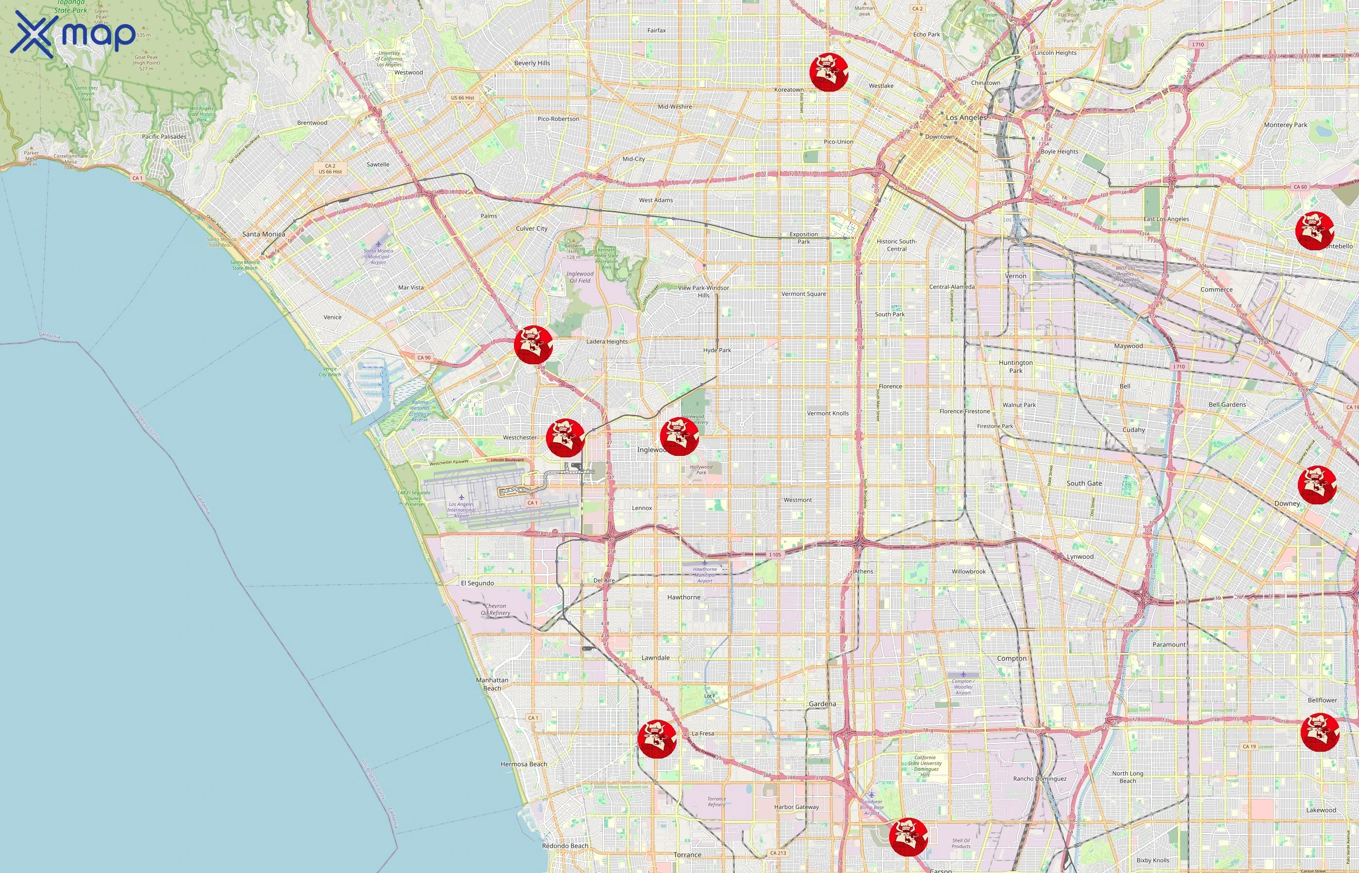 Sizzler area coverage