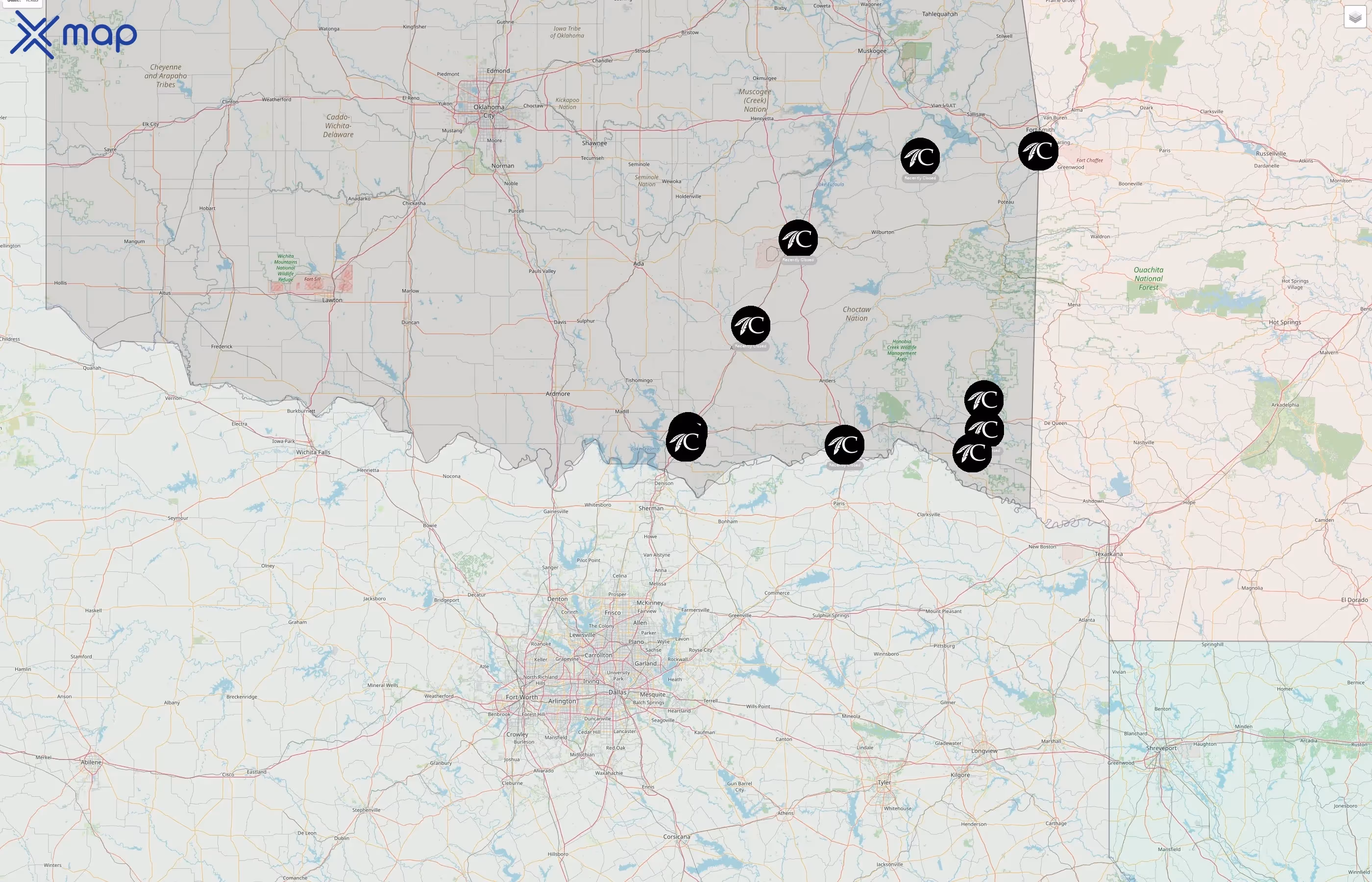 Choctaw Casinos & Resorts street hotspots
