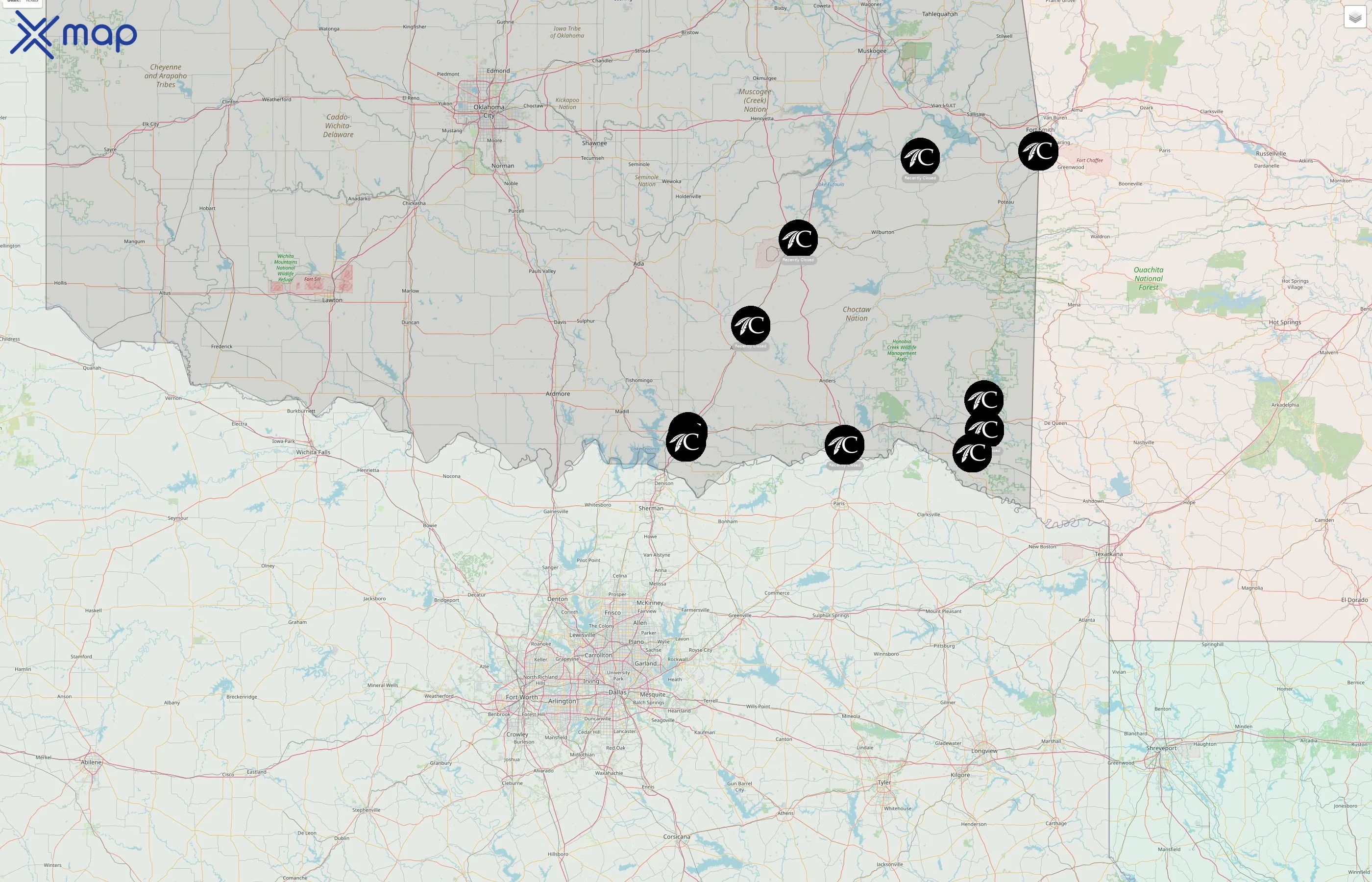 Choctaw Casinos & Resorts street hotspots