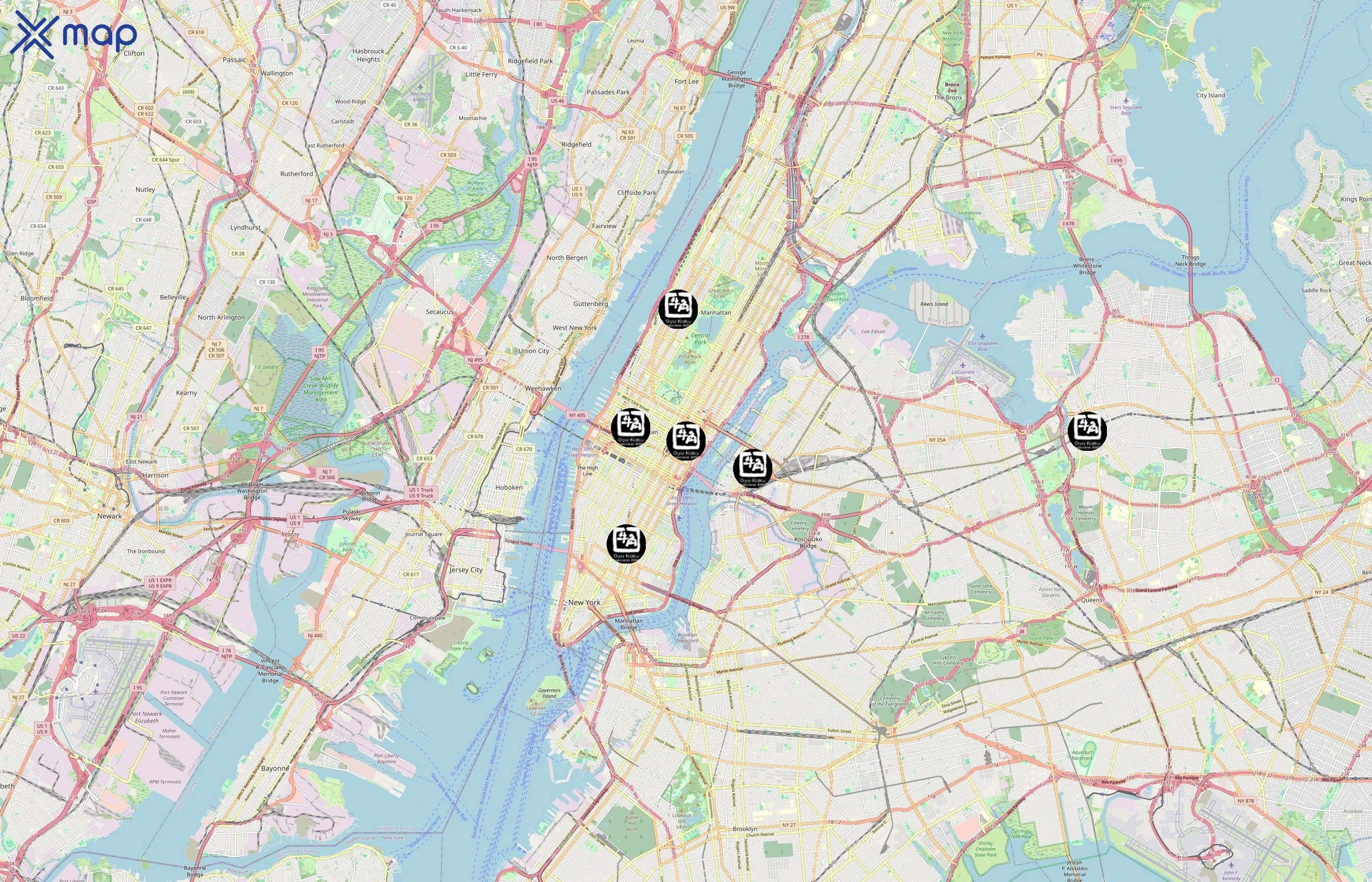 Gyu-Kaku area coverage