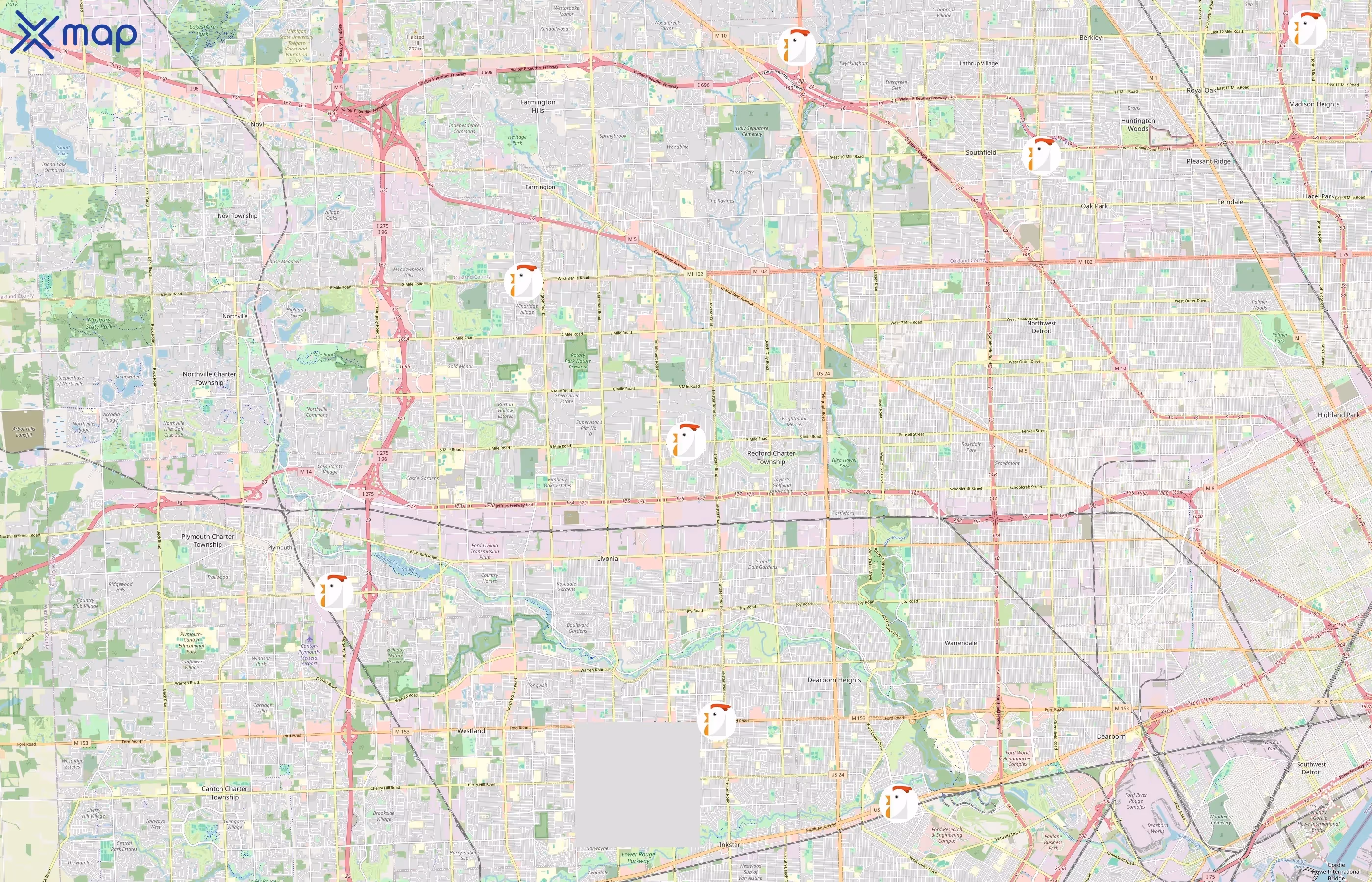 Wing Snob area coverage