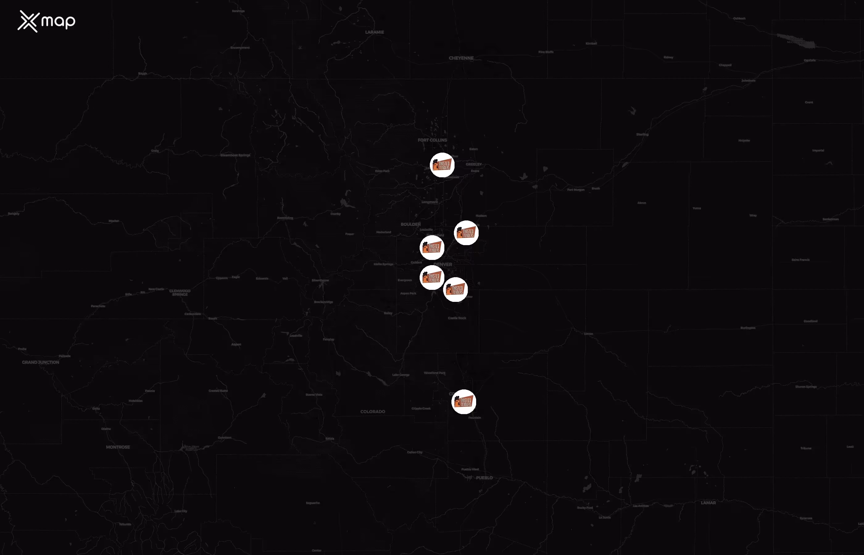 Twisted Tenders city distribution