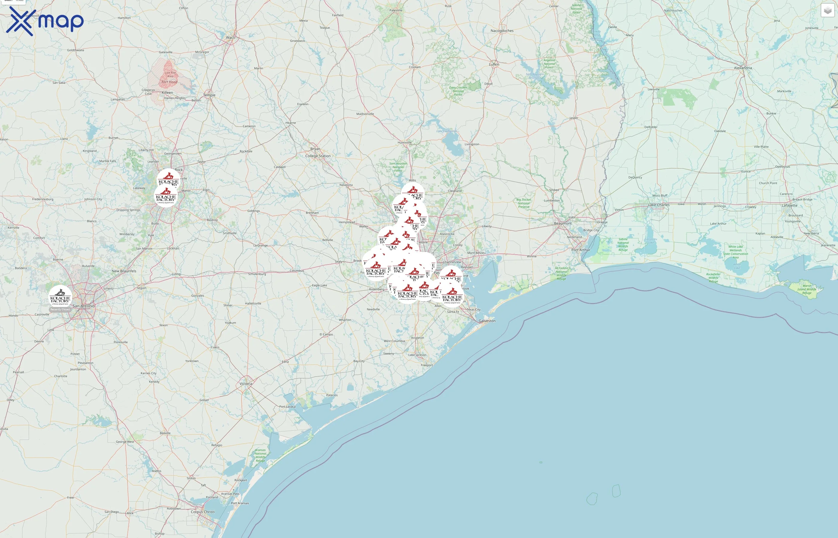 Kolache Factory street hotspots