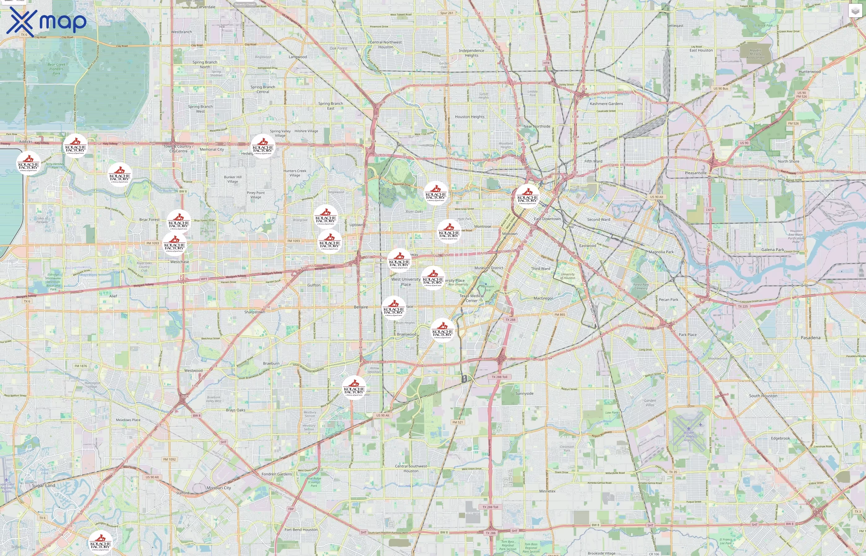 Kolache Factory traffic data