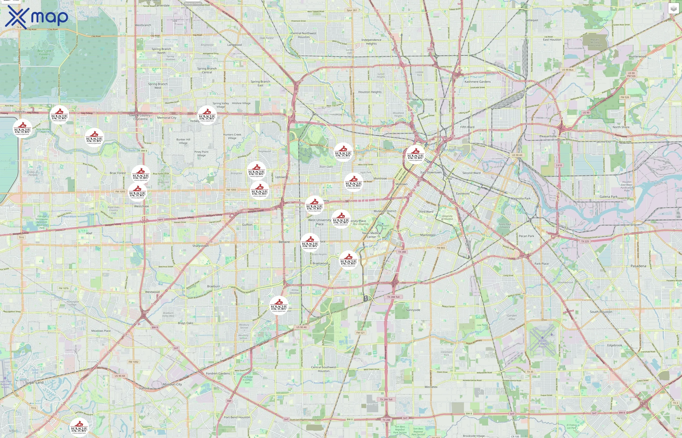 Kolache Factory traffic data